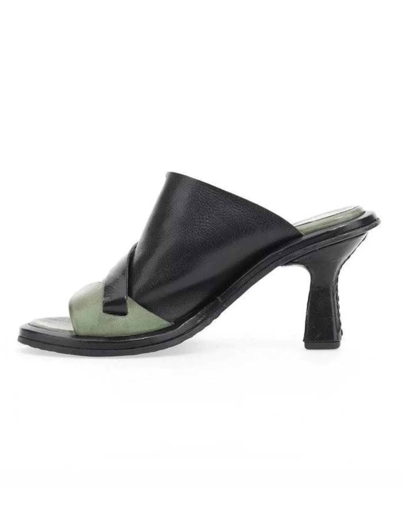 AS98 Nina Two Tone Sandals NERO/ALOE Flash Sale
