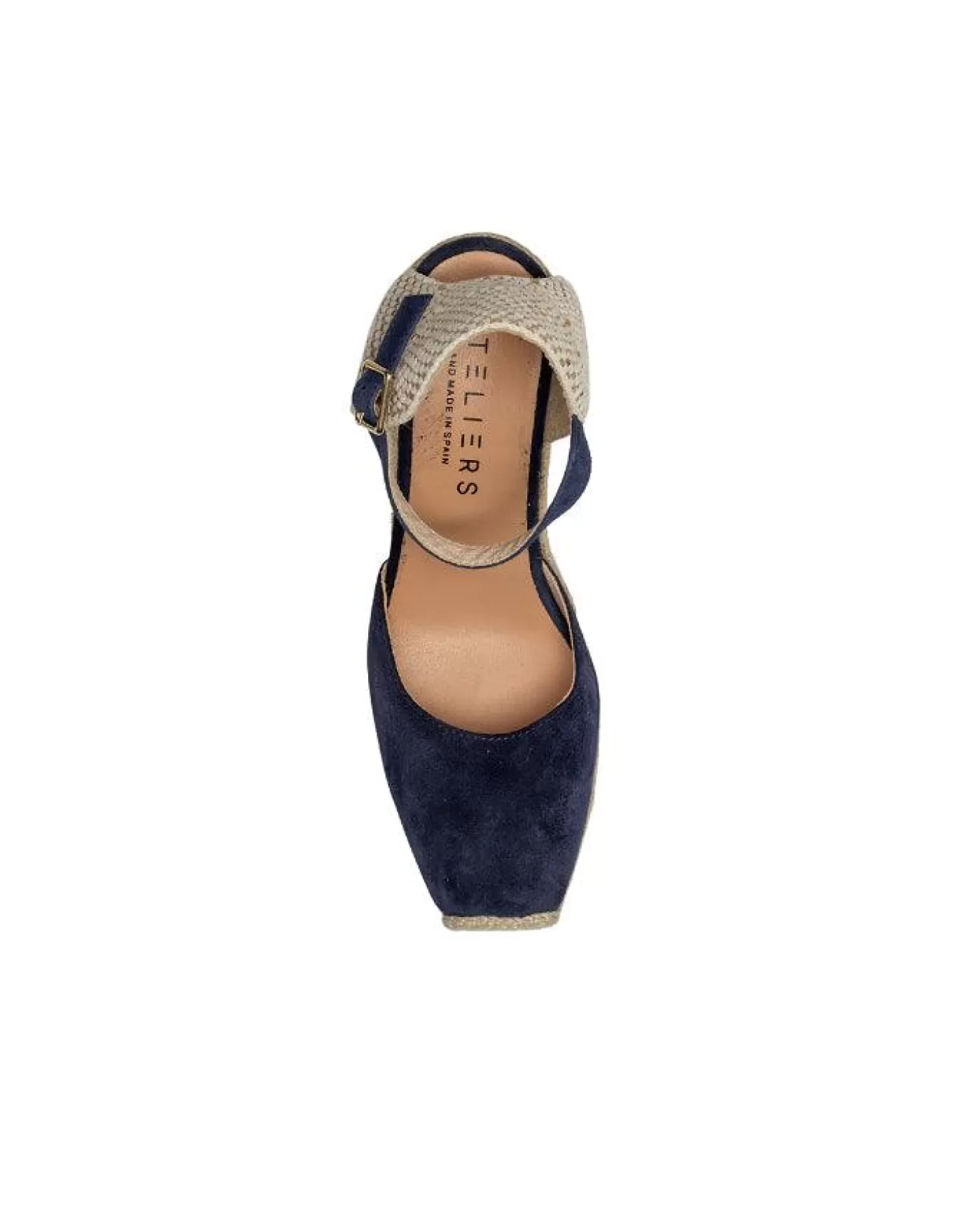 Ateliers Paisley Wedge Shoe Navy Store