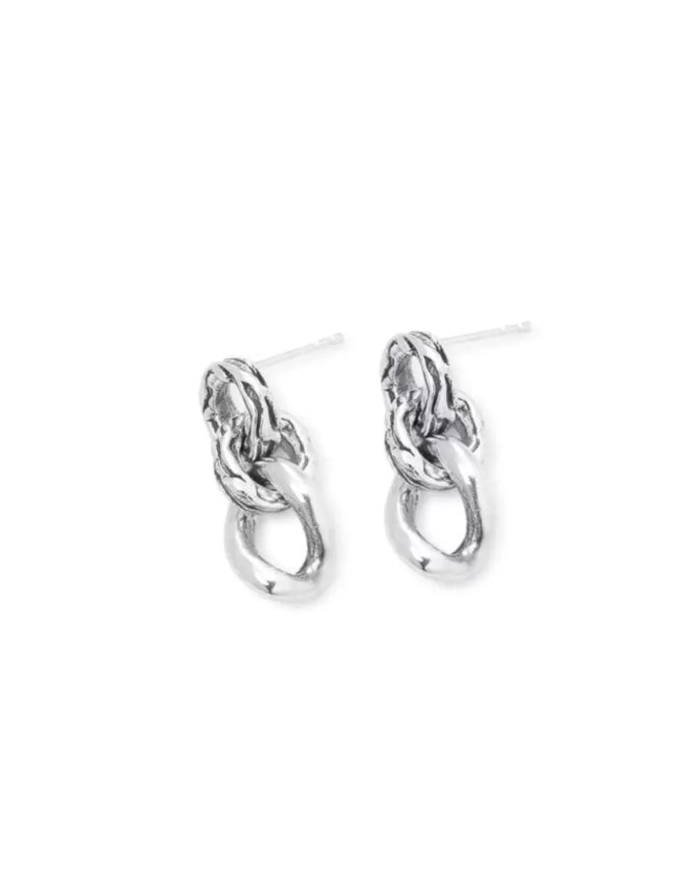 Bloodline Design Moderna Stud Earrings SterlingSilver Flash Sale