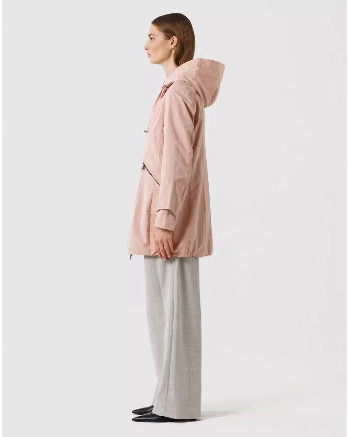 Creenstone Halina Hooded Panel Coat BLUSH Store