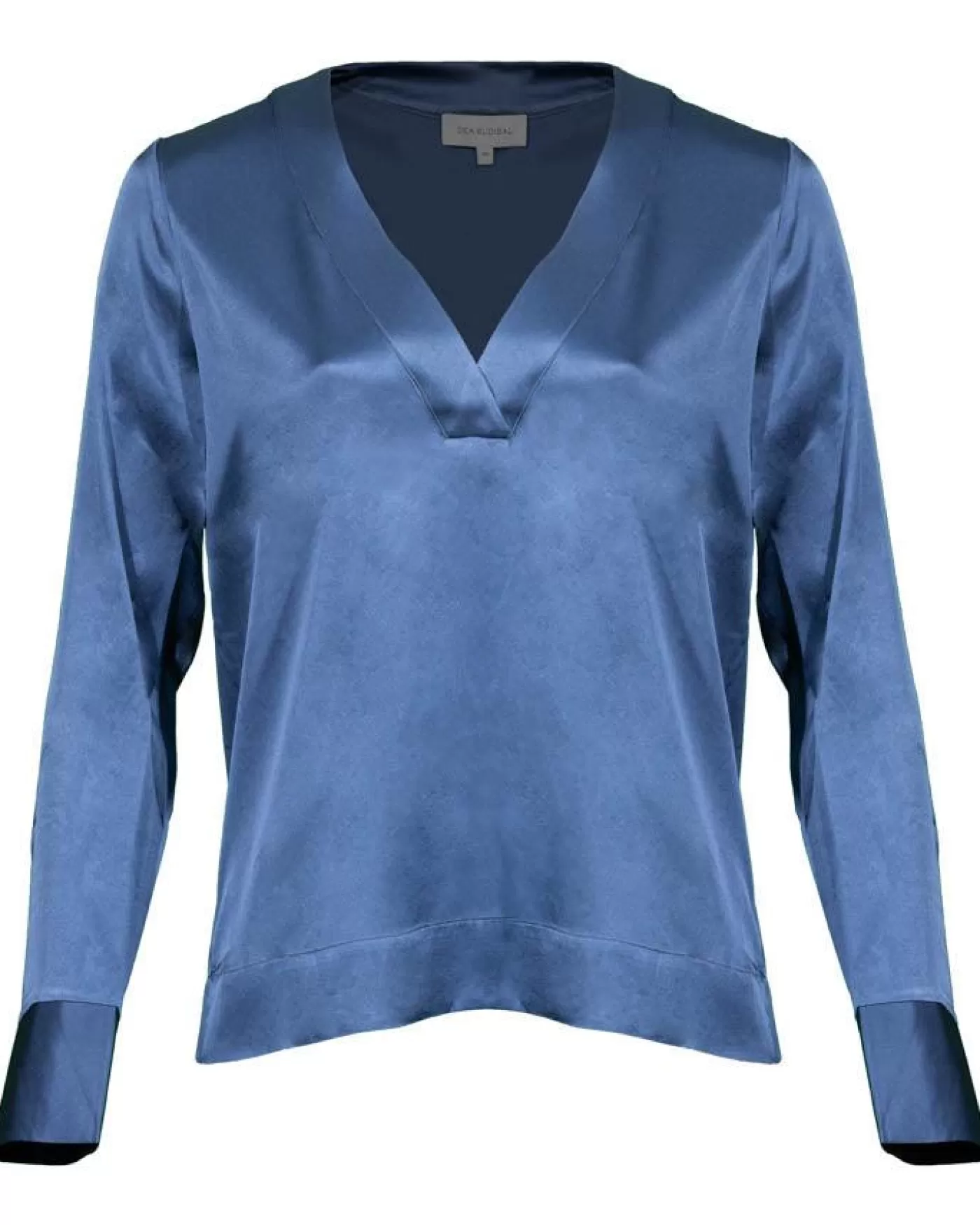 Dea Kudibal Rayna V-Neck Silk Blouse CORNFLOWER Fashion