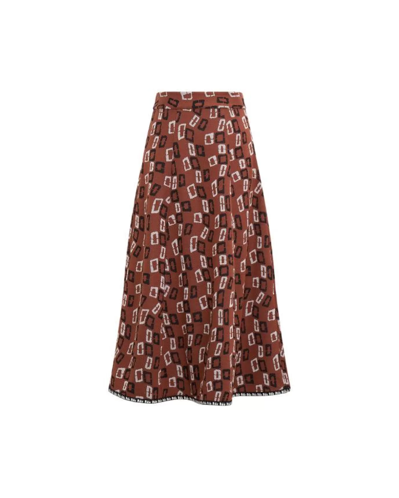 Diane Von Furstenberg Aphrodite Skirt CHAINSPOTSBROWNMED Online