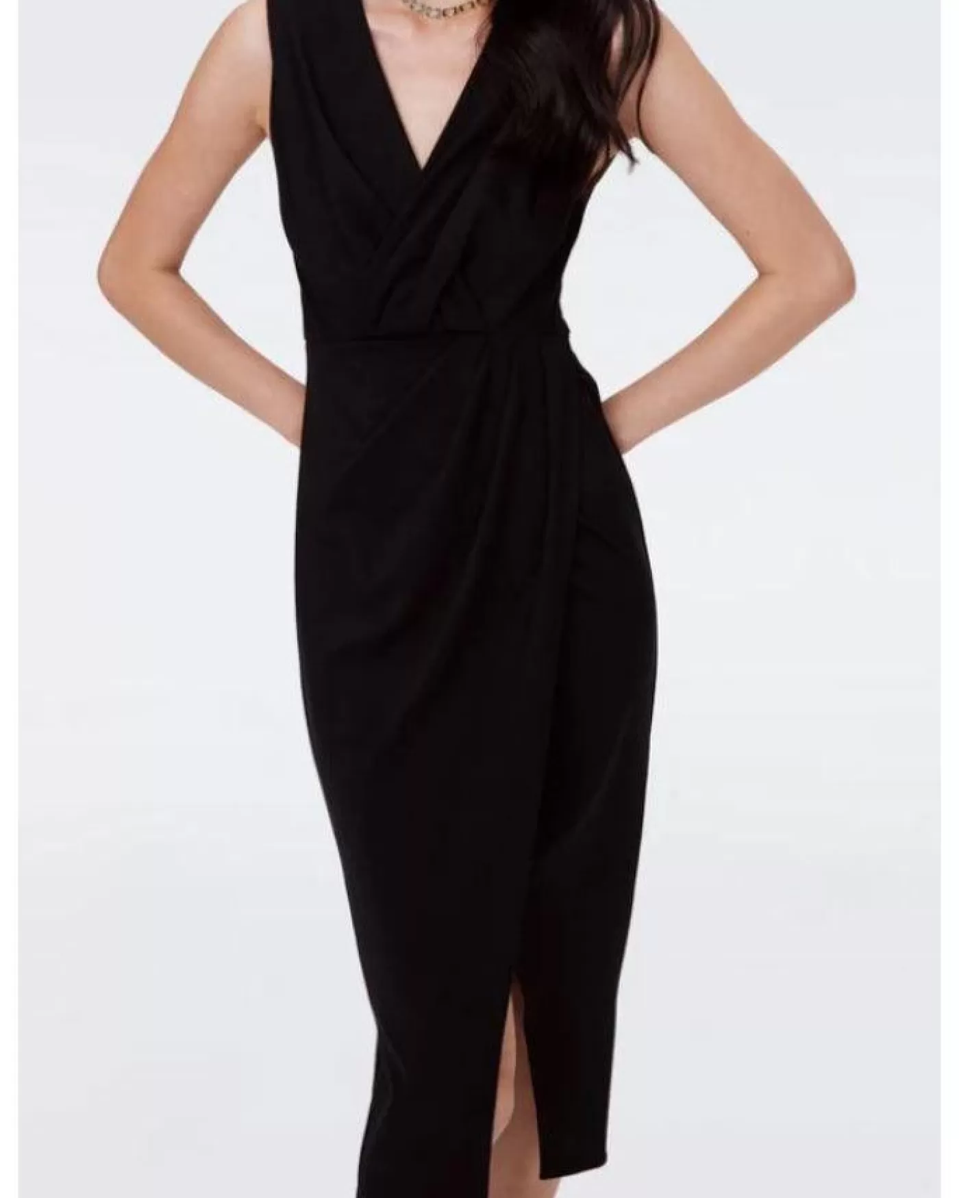 Diane Von Furstenberg Hallie Dress Black Hot