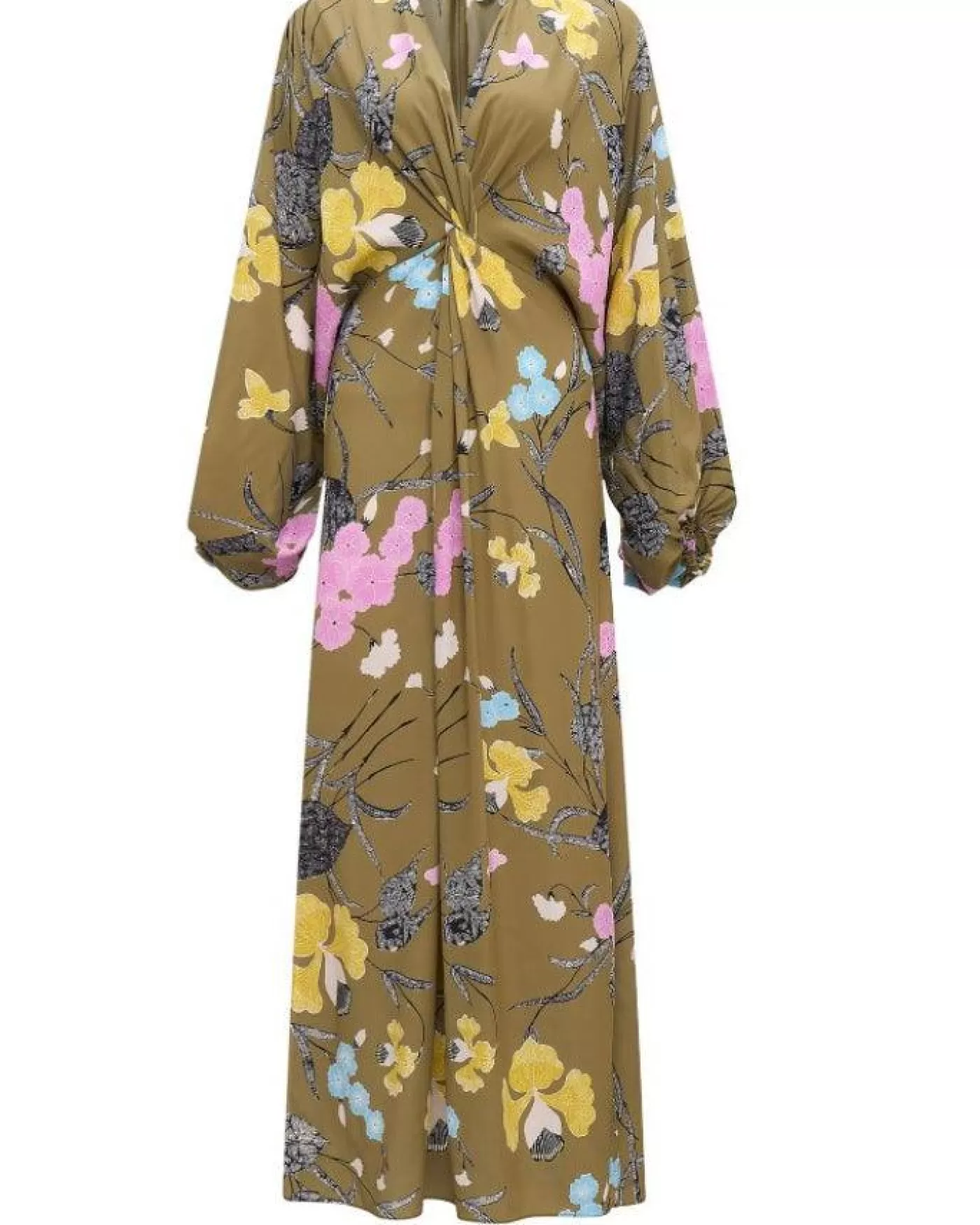 Diane Von Furstenberg Kason Dress FESTIVALFLORALOLIVE Online