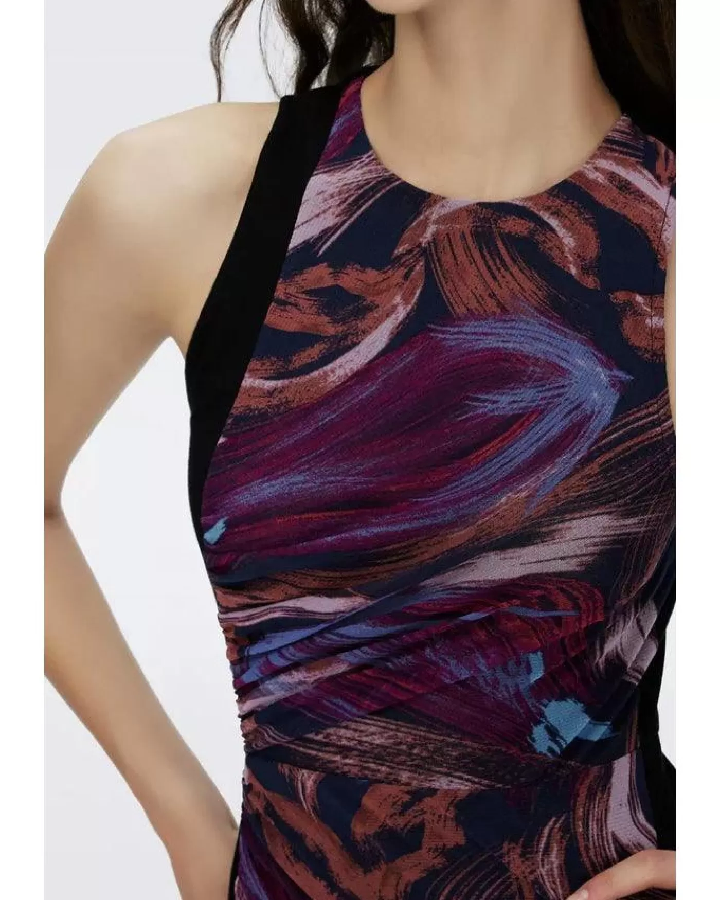 Diane Von Furstenberg Lavinia Dress POMEGRANATELGPINK/BLACK New