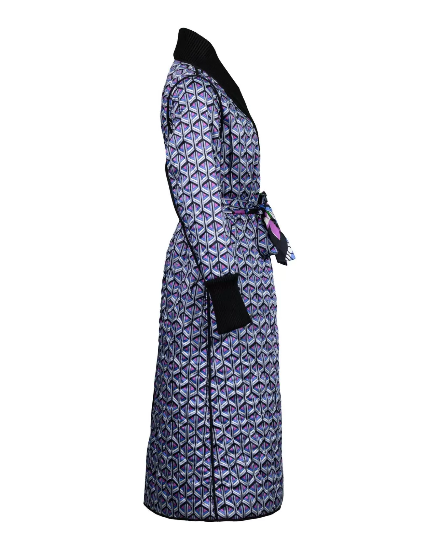 Diane Von Furstenberg Loana Reversible Coat FISHNETFRL/STADIUMGEOPURL Online
