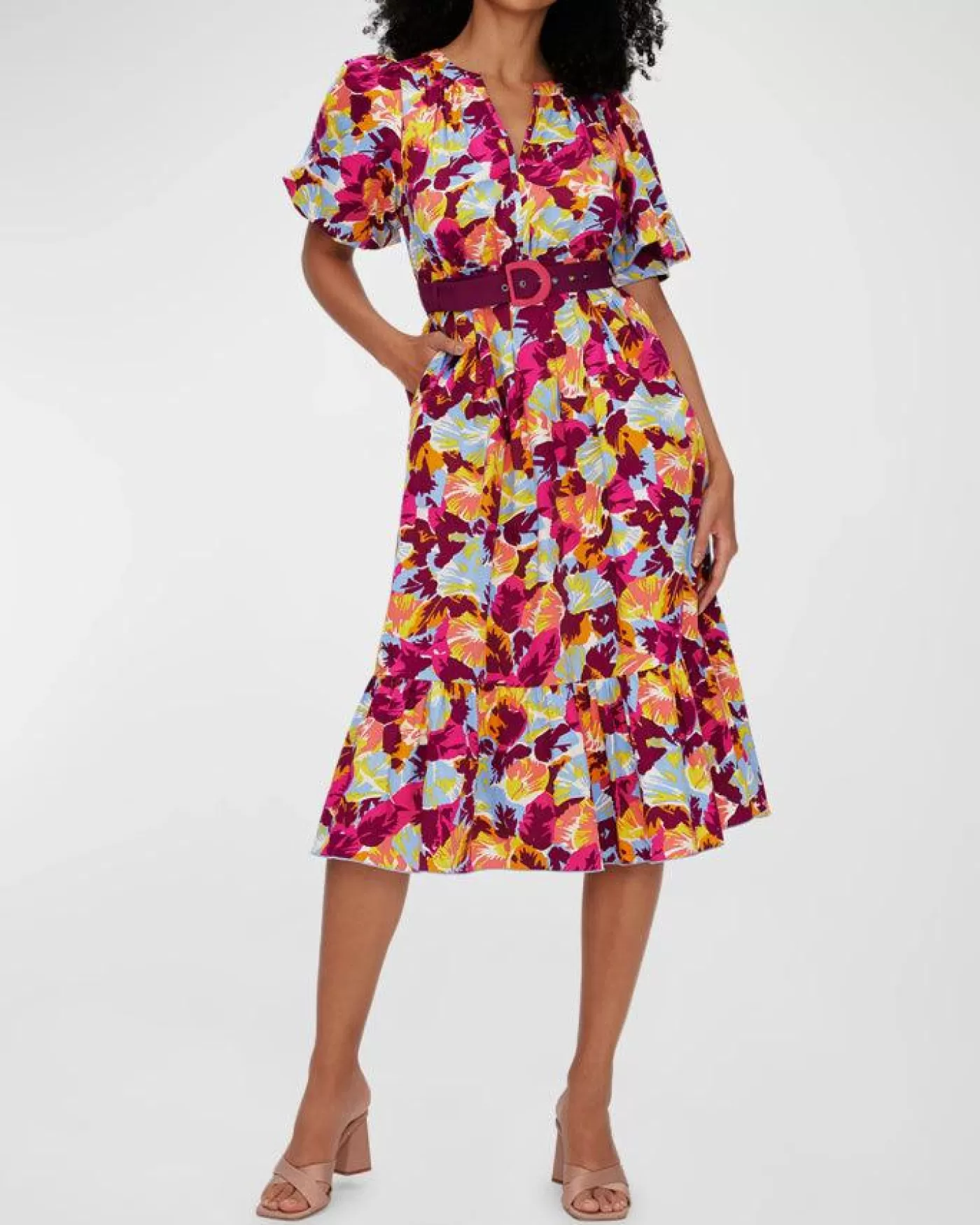 Diane Von Furstenberg Polina Dress GARDENPETALSMEDGARDENPETALSSM Online