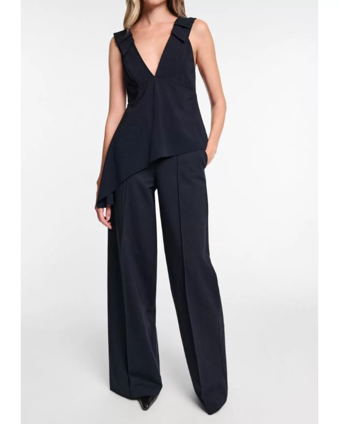 Dorothee Schumacher Emotional Essence Wid Leg Pants Dark Navy DarkNavy Best