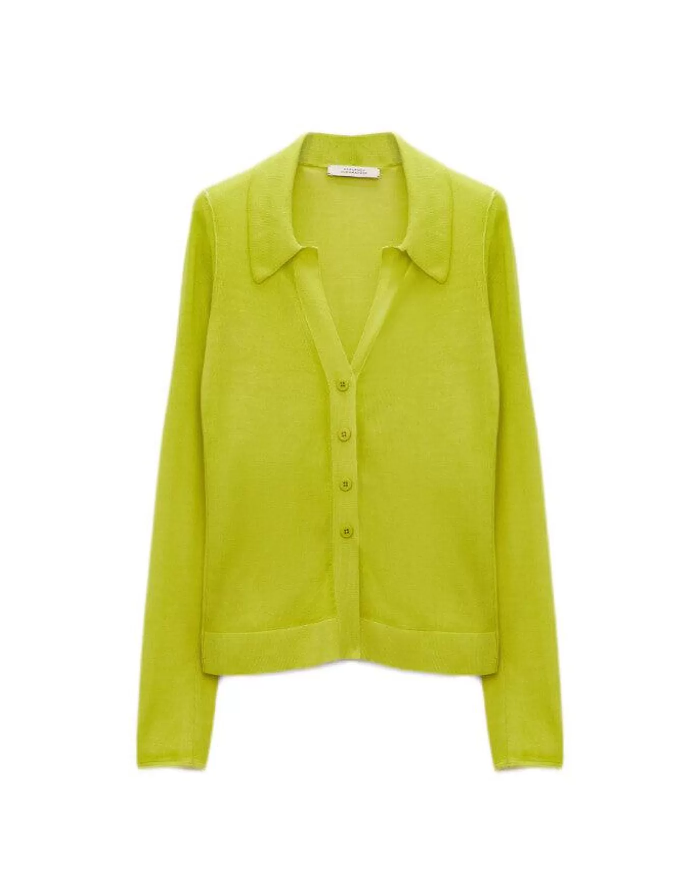 Dorothee Schumacher Essential Twist Cardigan ACIDGREEN Fashion