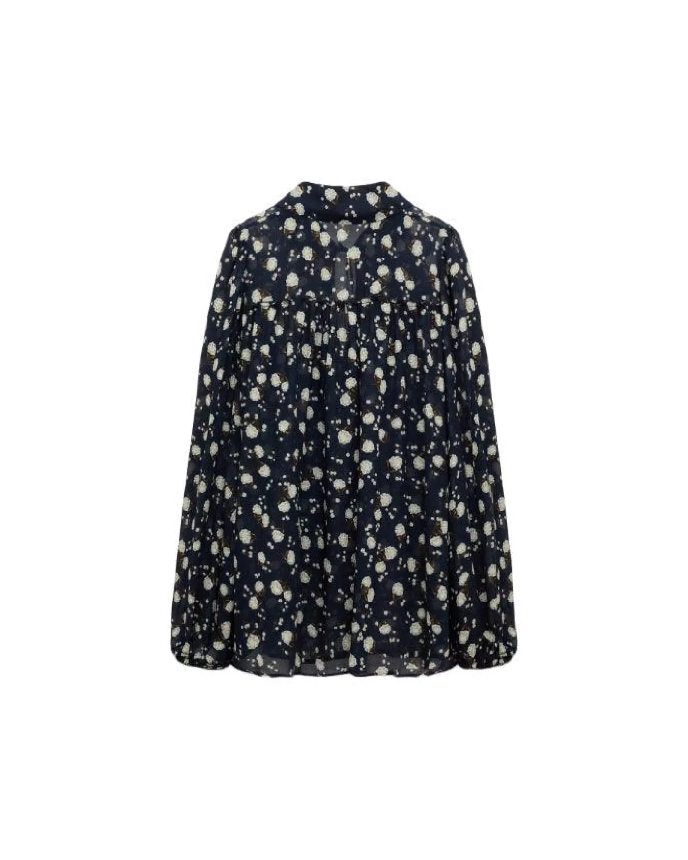 Dorothee Schumacher Floral Volumes Blouse BLUEWHITEFLOWERGARDEN Shop