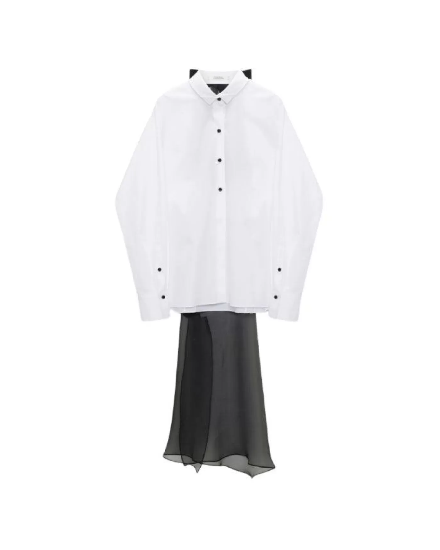 Dorothee Schumacher Poplin Power Bow Blouse PureWhite Clearance