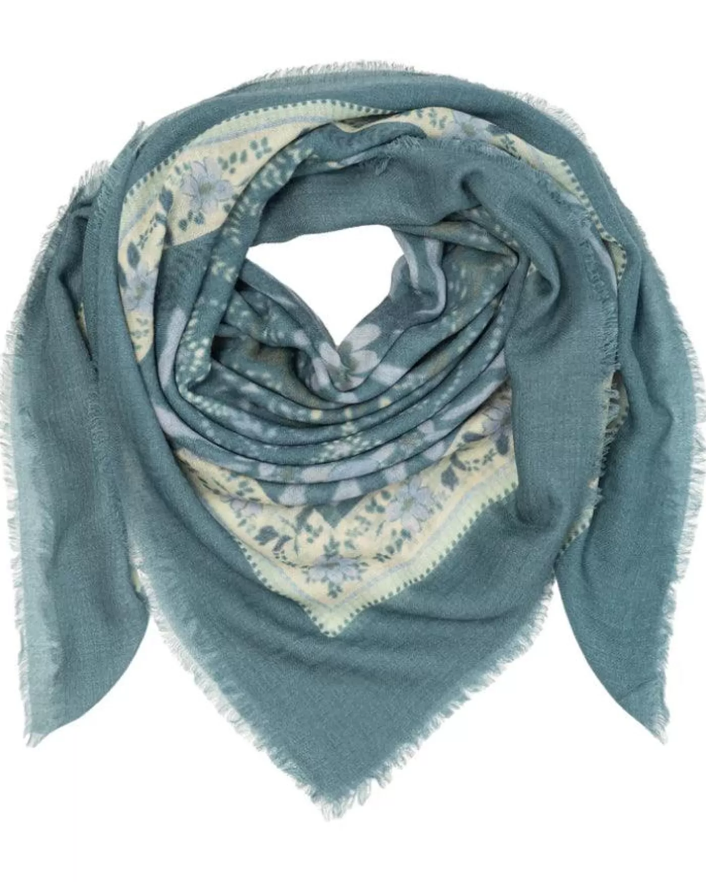 Echo Vintage Floral Charm Square Scarf New