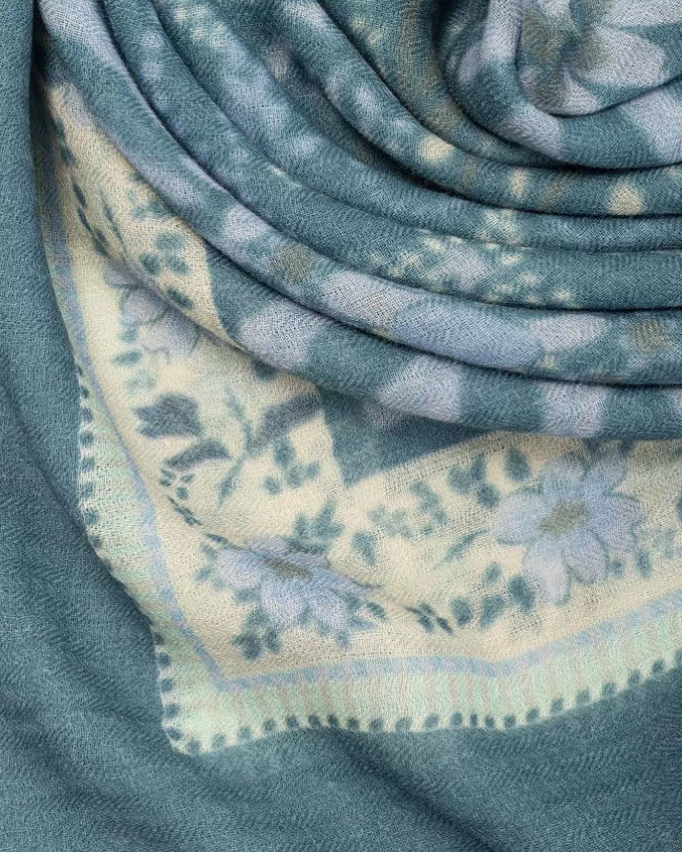 Echo Vintage Floral Charm Square Scarf New
