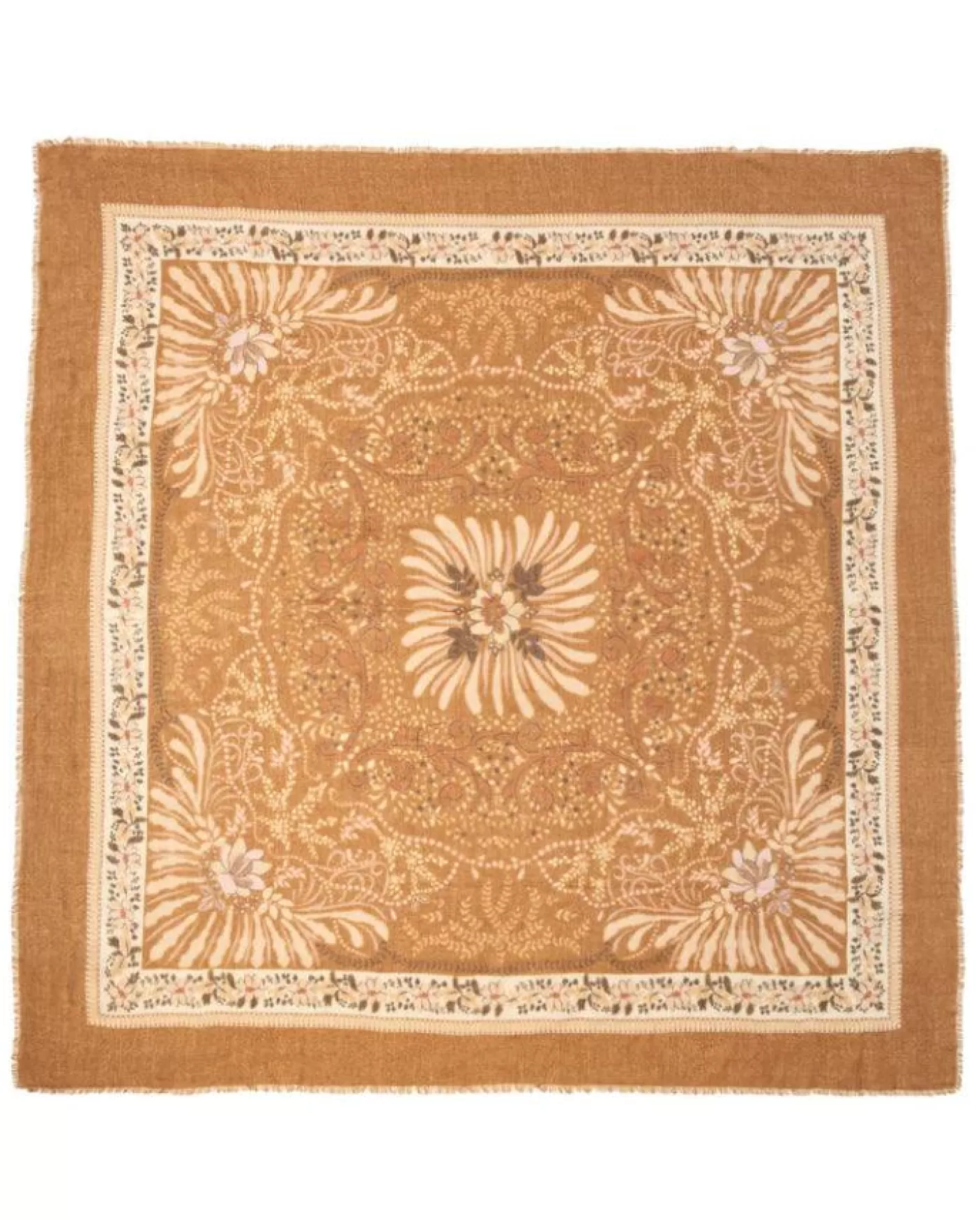 Echo Vintage Floral Charm Square Scarf New