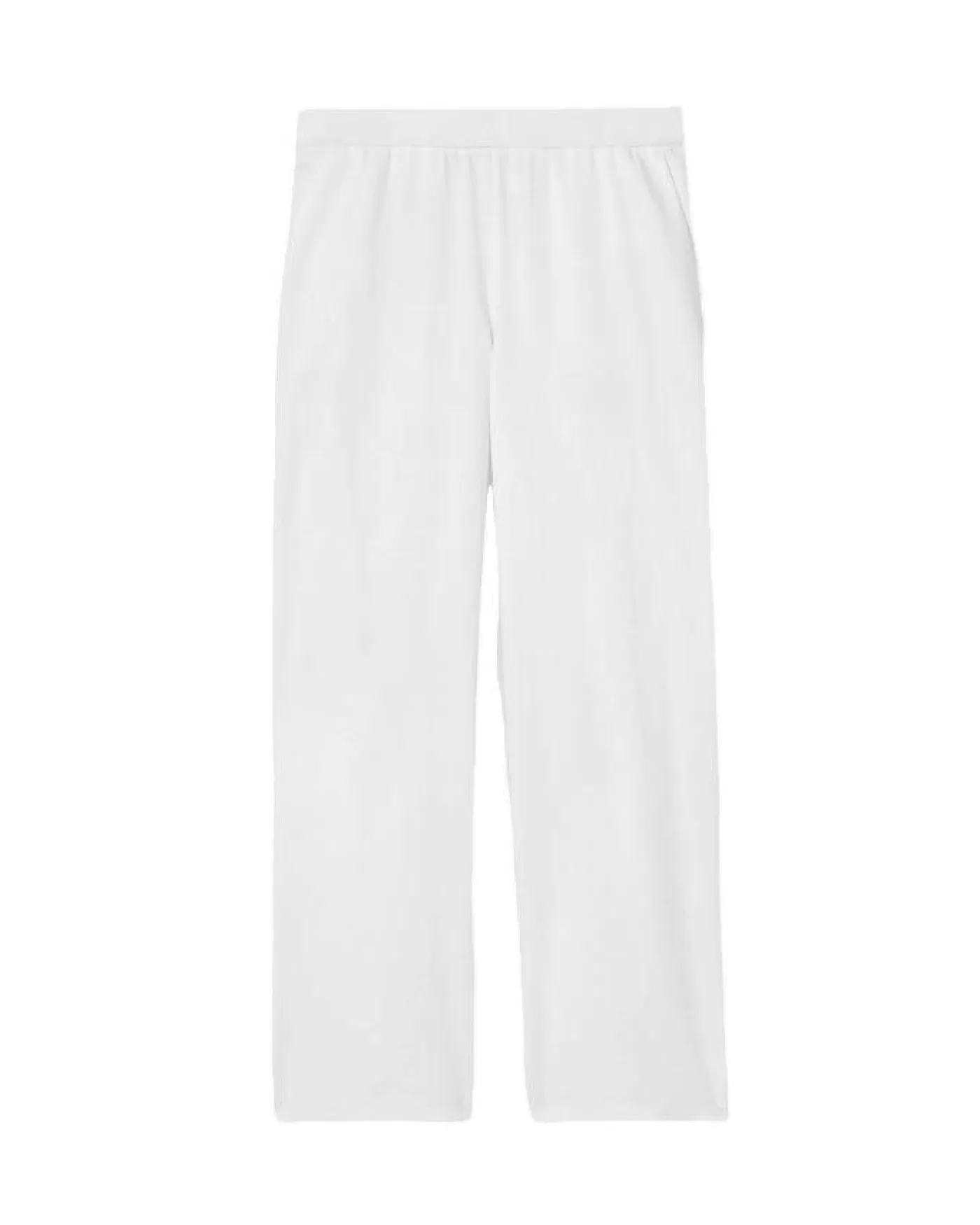 Eileen Fisher Cotton Blend Ponte Wide Leg Pant White Sale