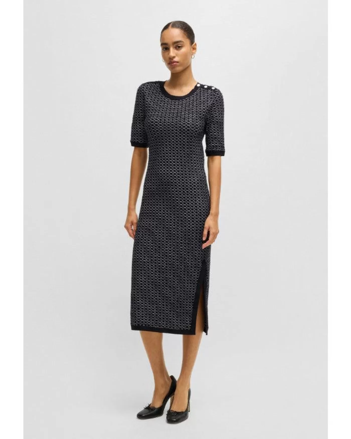 Hugo Boss Etanah Dress Black Outlet
