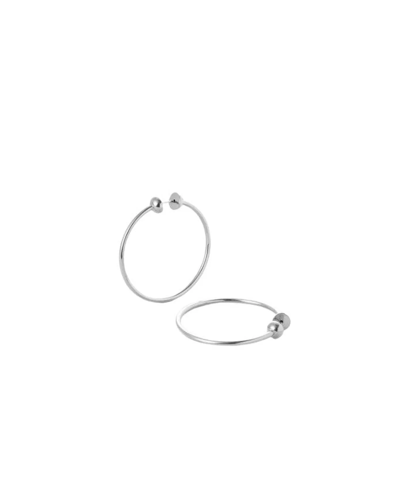 JENNY BIRD Icon Hoops Small Rhodium Rhodium/Multi Cheap