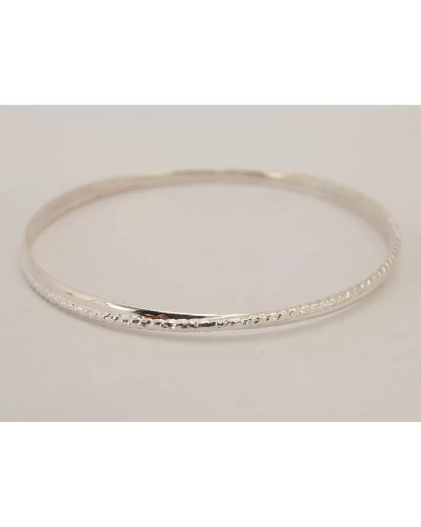Karyn Chopik Silver Grecian Twist Bangle SterlingSilver New