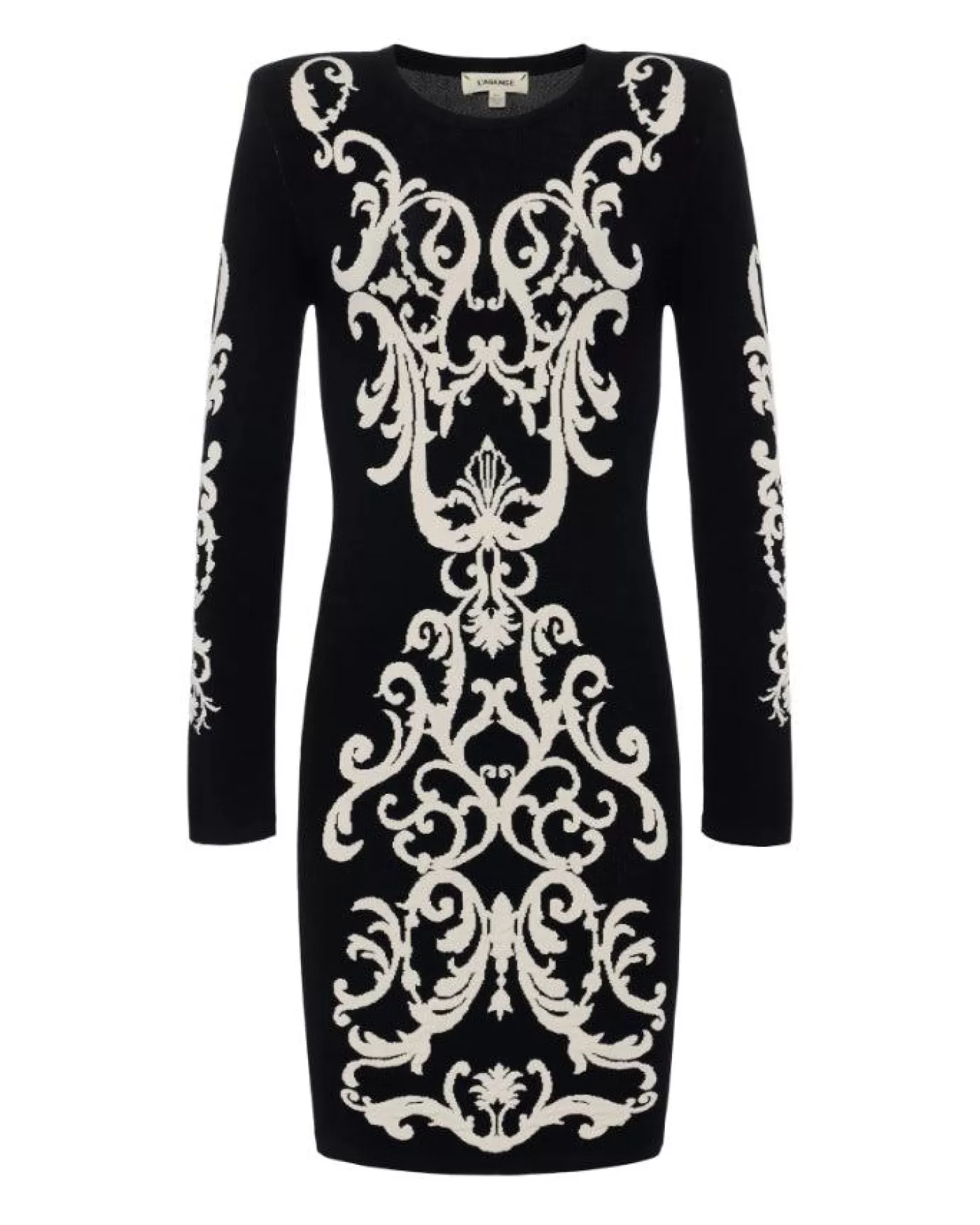 L'Agence Amadi Mini Dress BLACK/BONE Hot