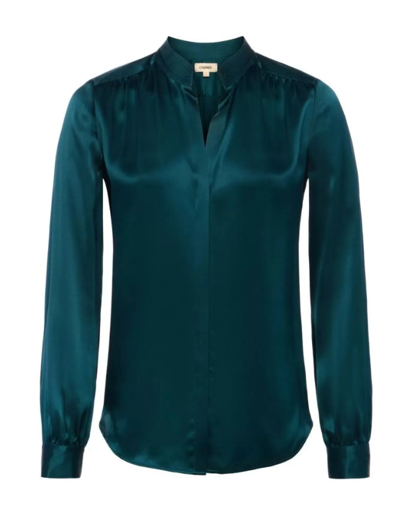 L'Agence Bianca Silk Blouse DEEPTEAL Hot