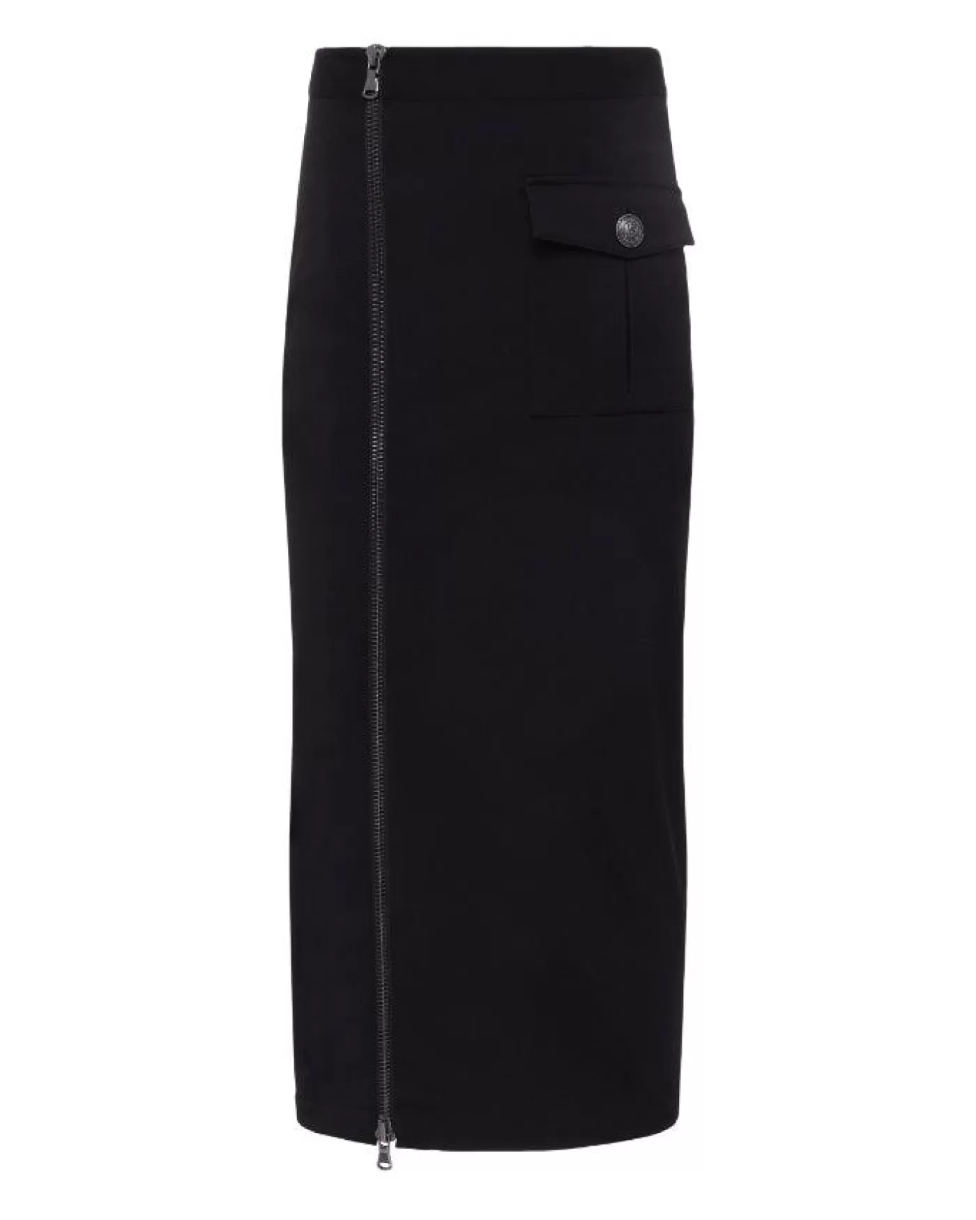 L'Agence L’Agence Maverick Cargo Pencil Skirt Black Discount