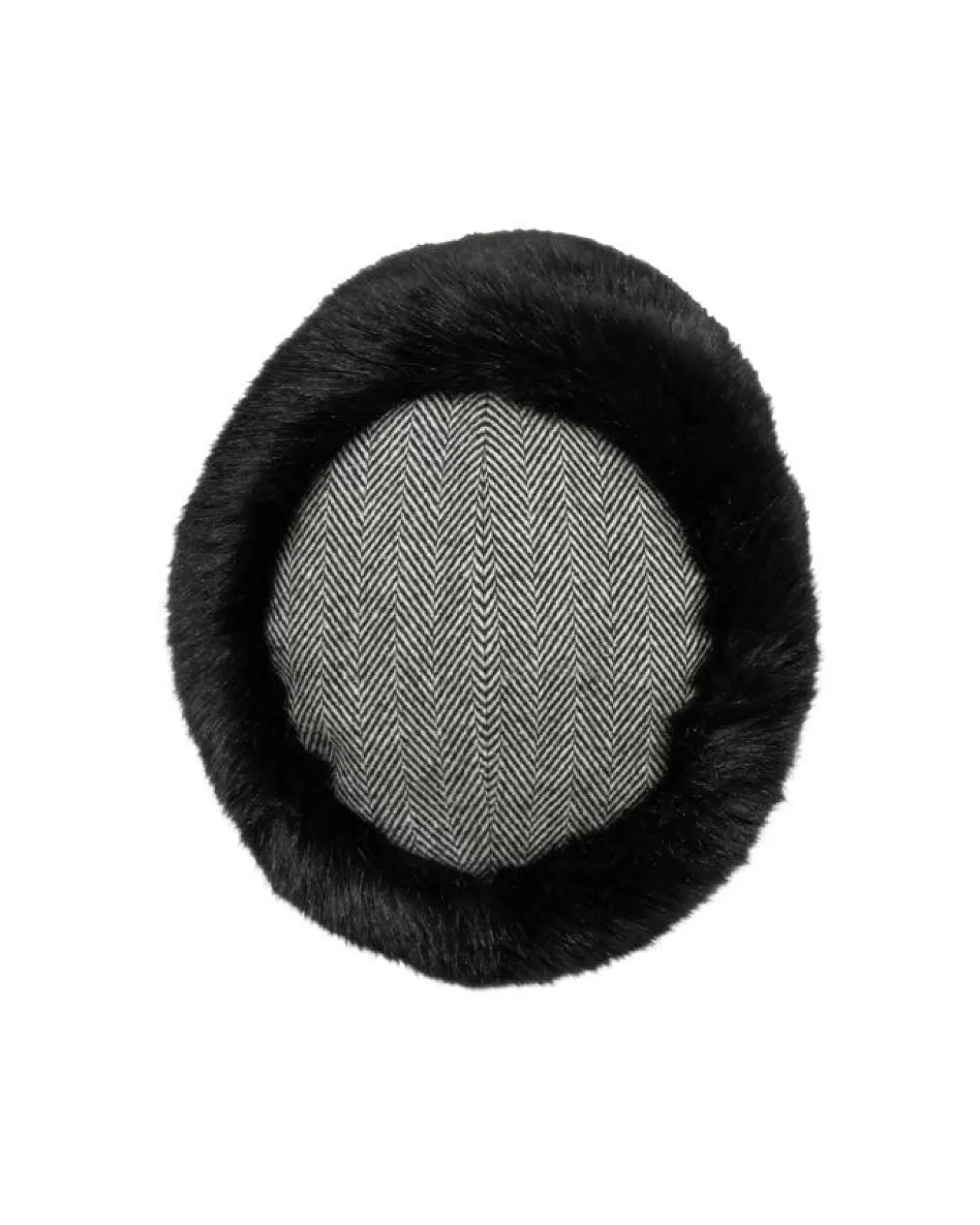 Lillie and Cohoe Trapper Jane Vintage Hat BLACK/WHITE/SOCHI Sale