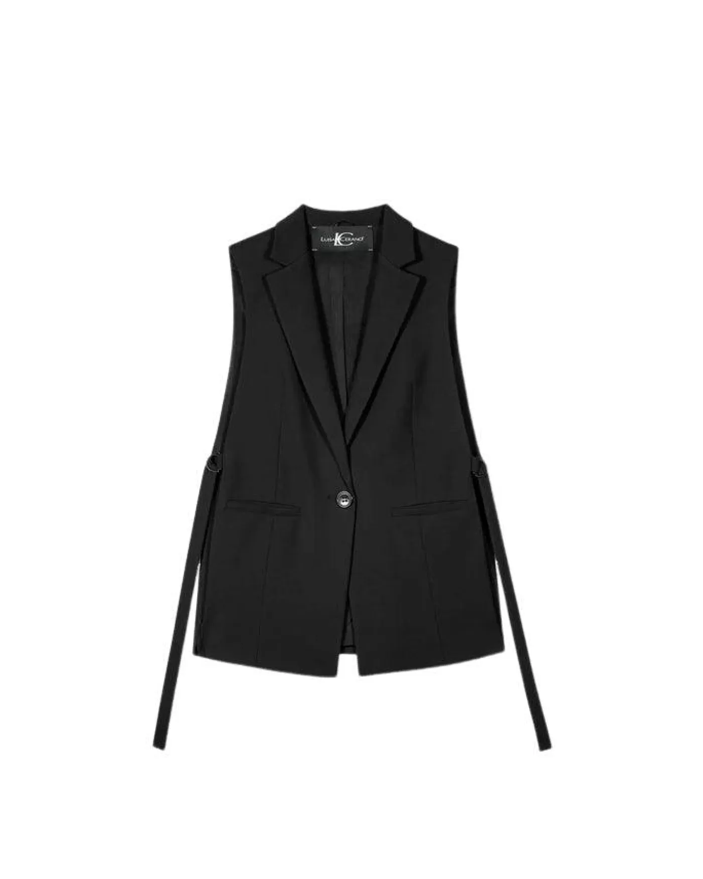Luisa Cerano Blazer Vest Black Sale