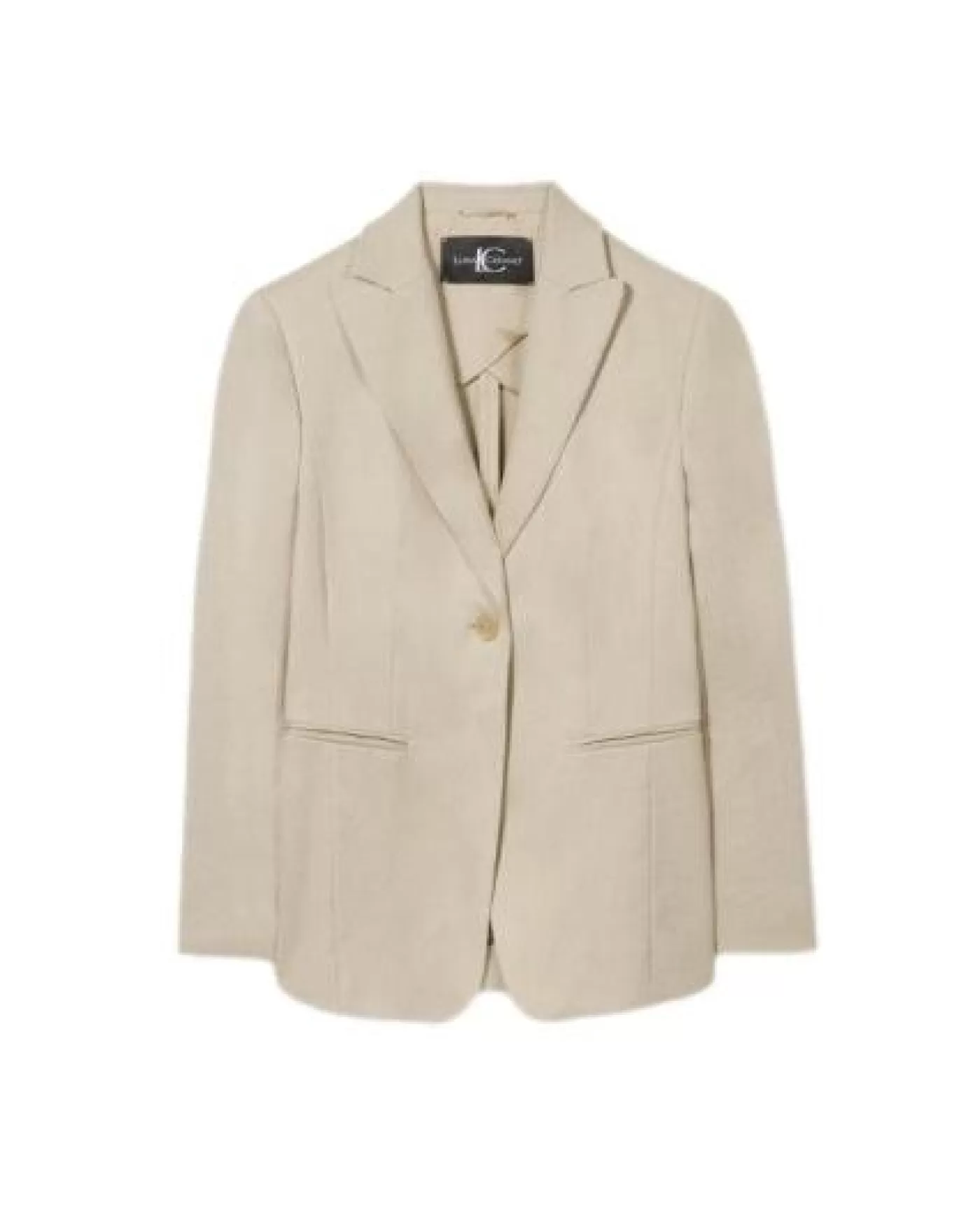 Luisa Cerano Linen Blend Blazer SHELL Sale