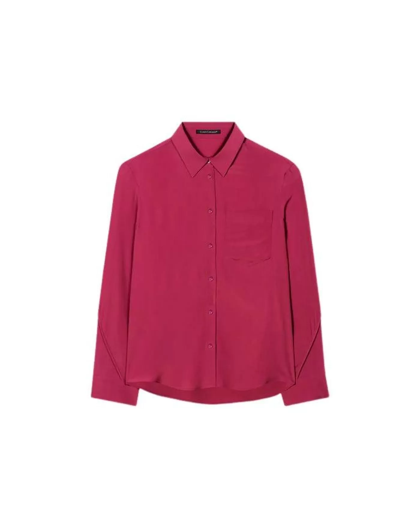 Luisa Cerano Silk Blend Shirt Blouse 455-BERRYPINK Clearance