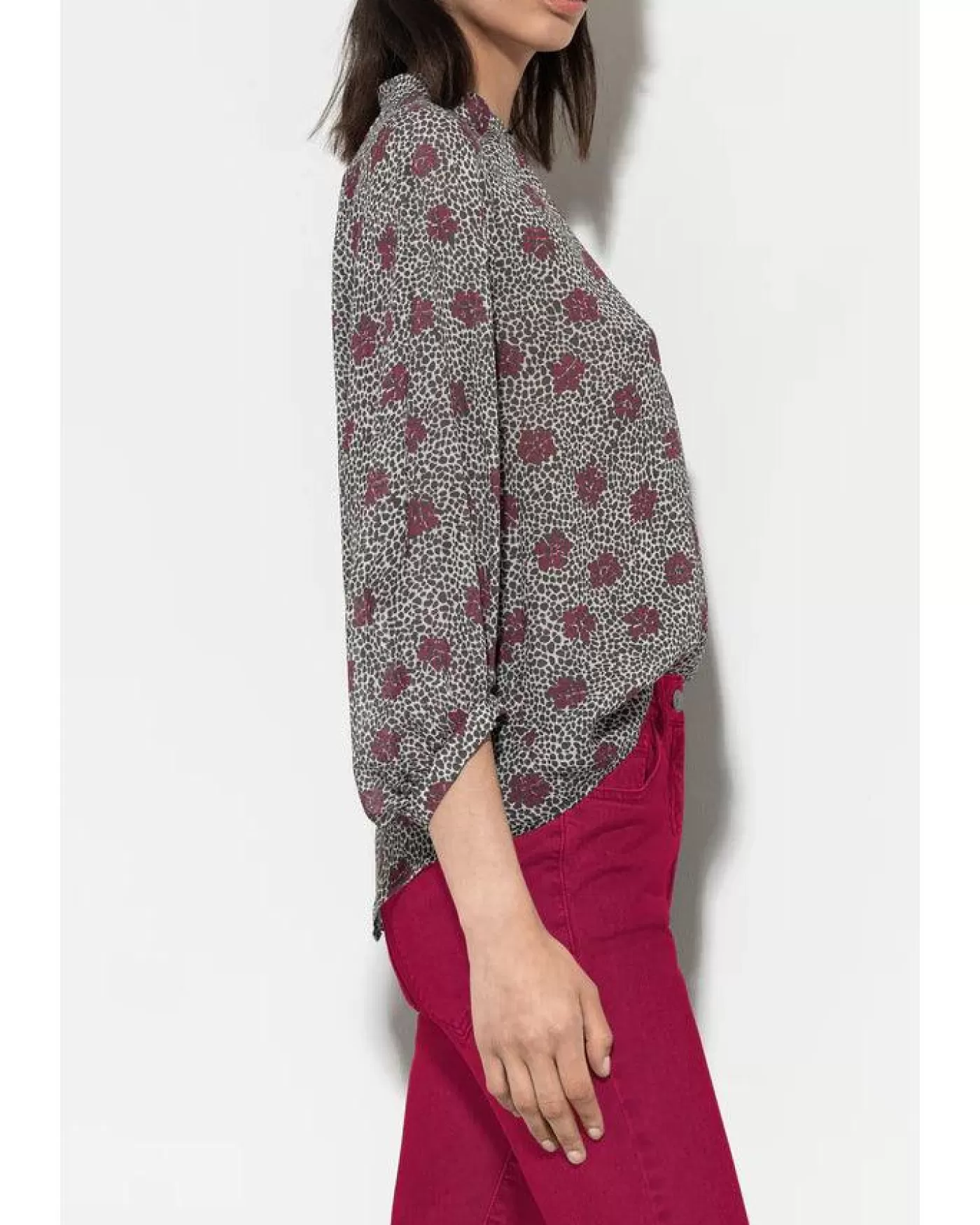 luisa_cerano_spotted_floral_blouse_2.webp Luisa Cerano Spotted Floral Blouse PRINT Flash Sale