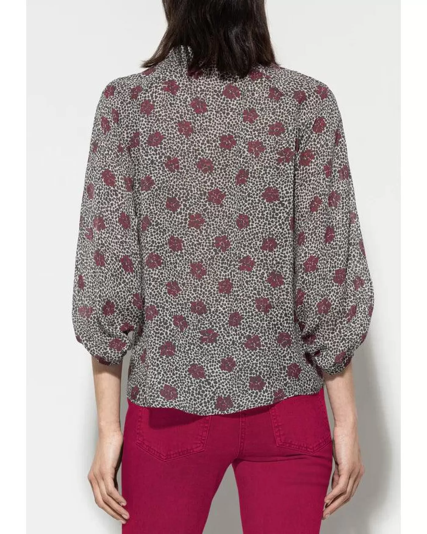 luisa_cerano_spotted_floral_blouse_3.webp Luisa Cerano Spotted Floral Blouse PRINT Flash Sale