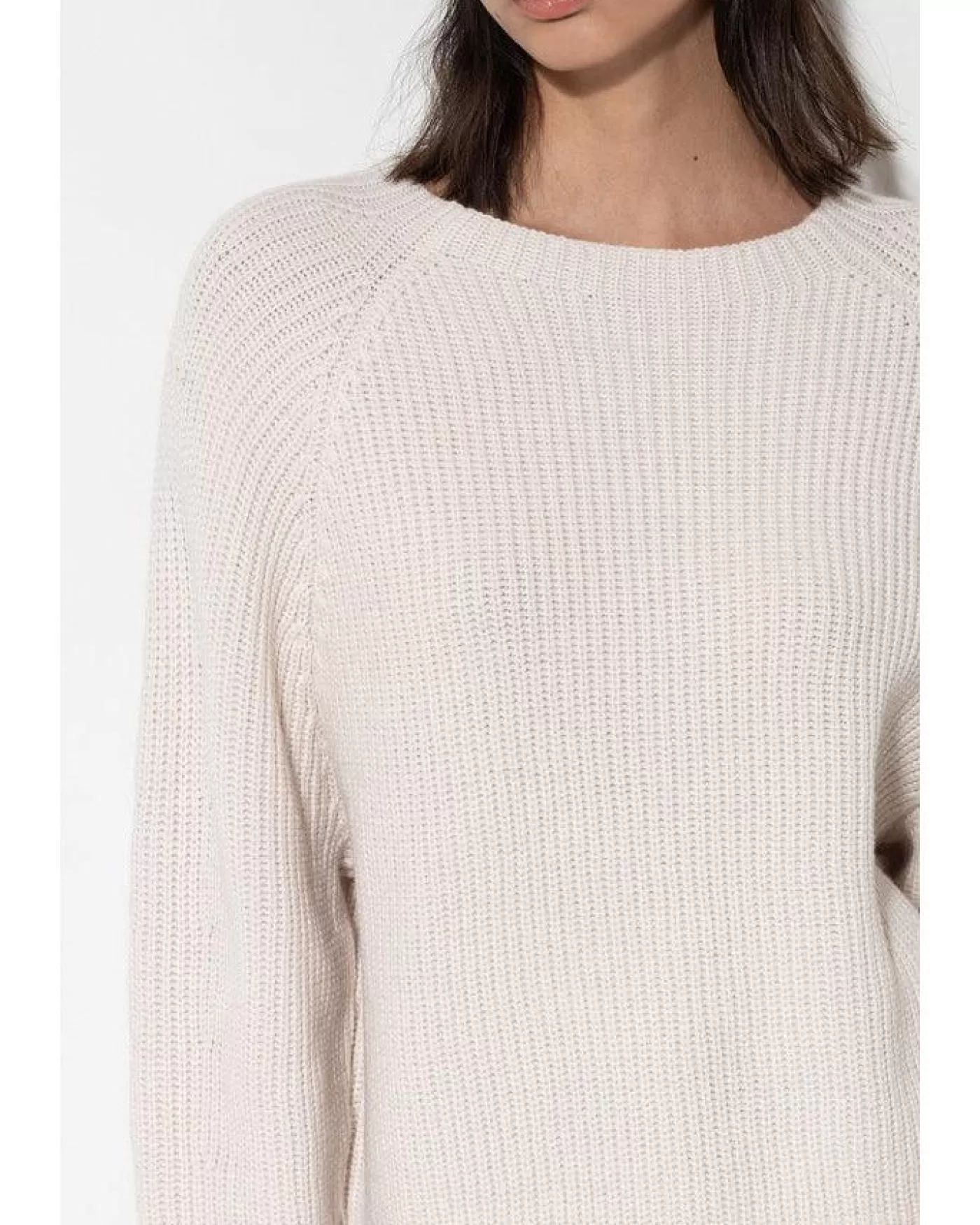 Luisa Cerano Wool Blend Sweater EGGSHELL Best Sale