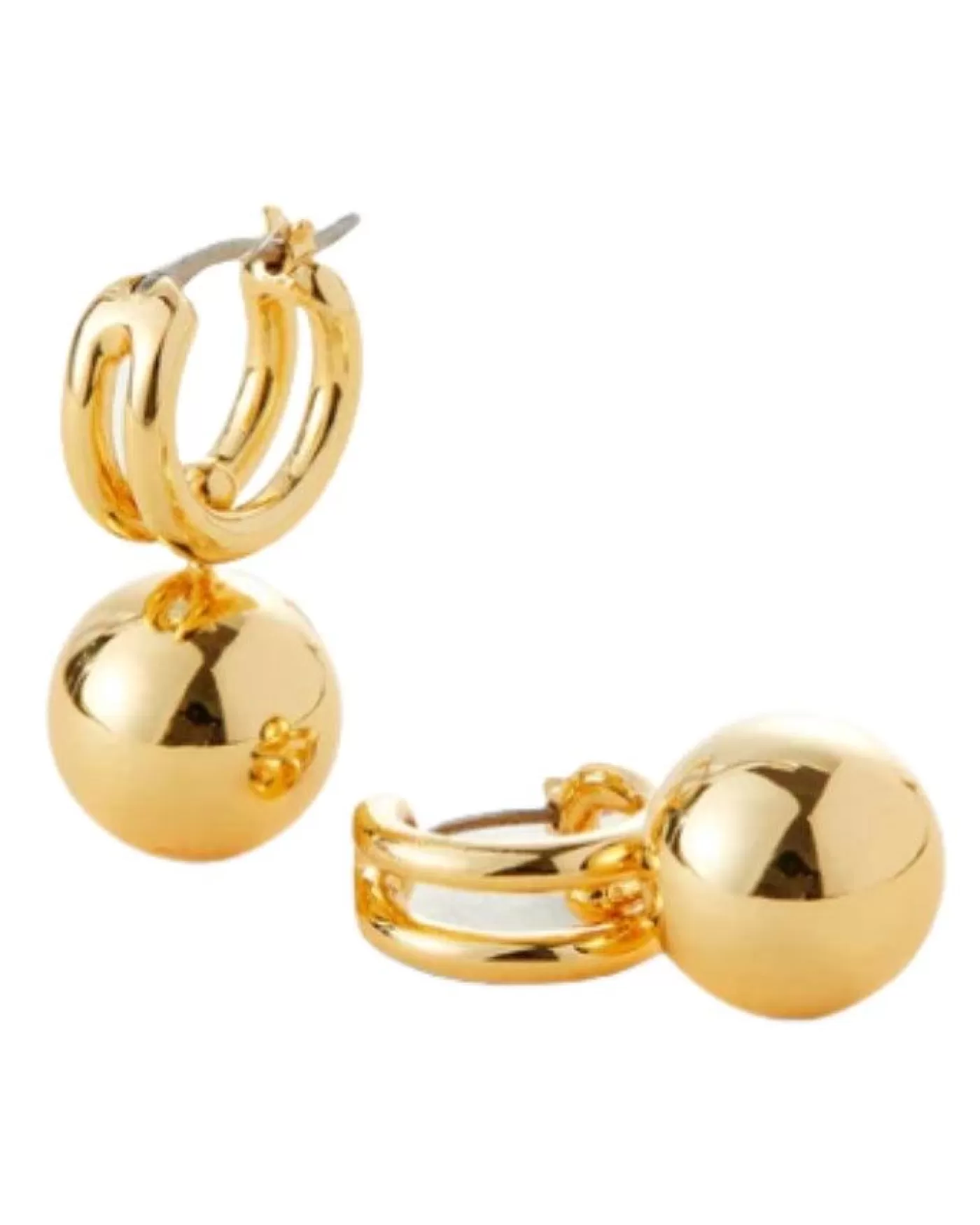 JENNY BIRD Lyra Gold Huggies HIGHPOLISHGOLD Fashion