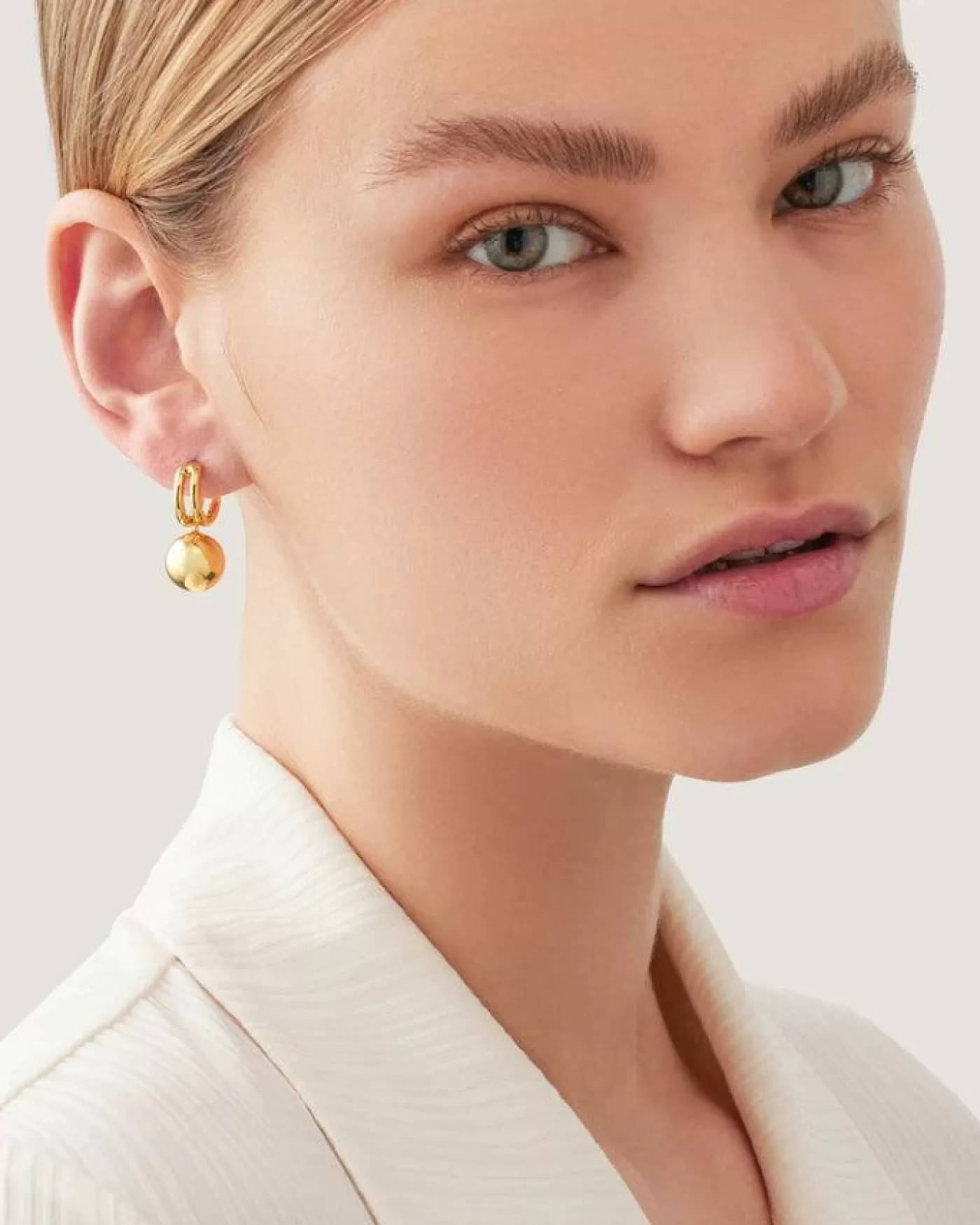 JENNY BIRD Lyra Gold Huggies HIGHPOLISHGOLD Fashion
