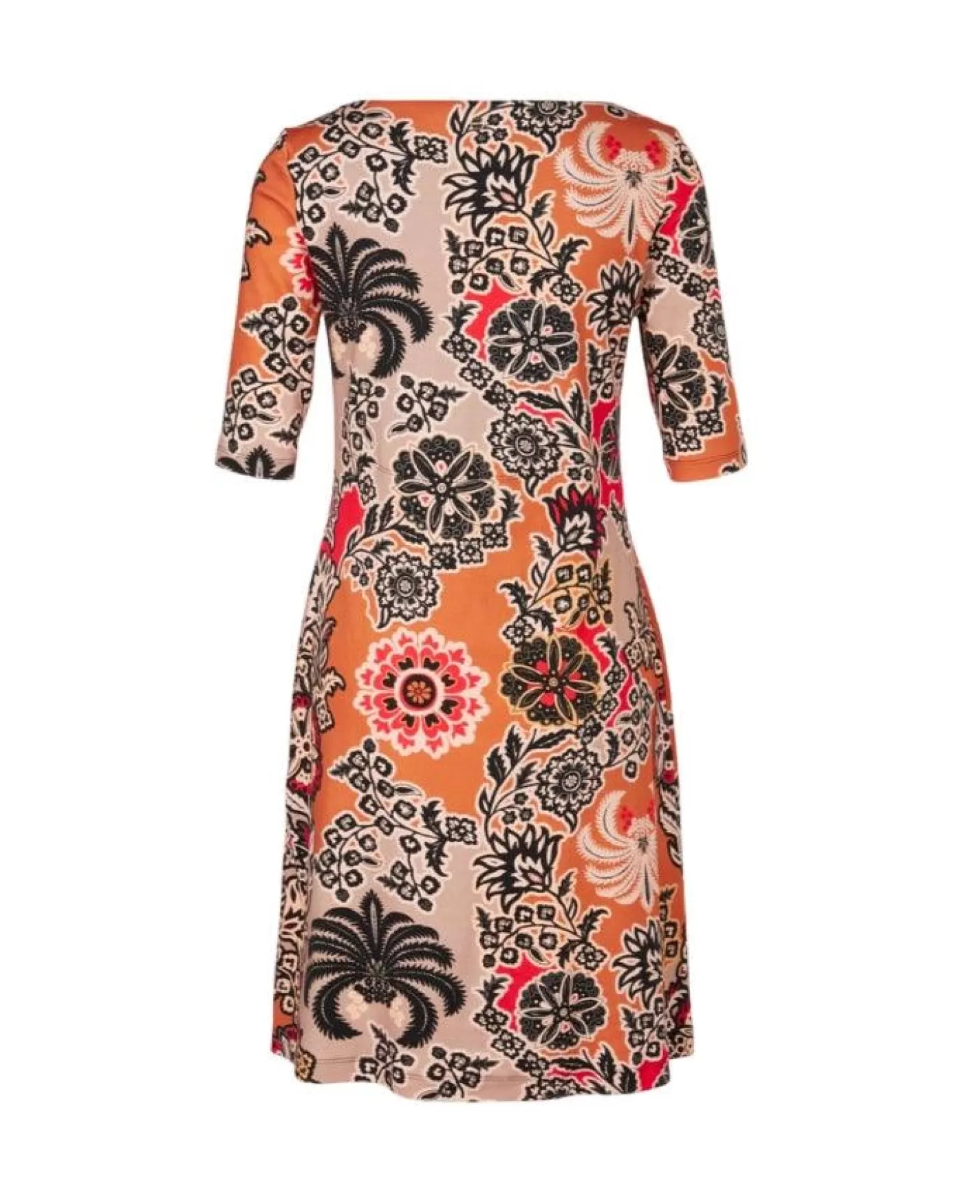 Marc Cain Empire Line Short Dress BRIGHTOCHRE Hot
