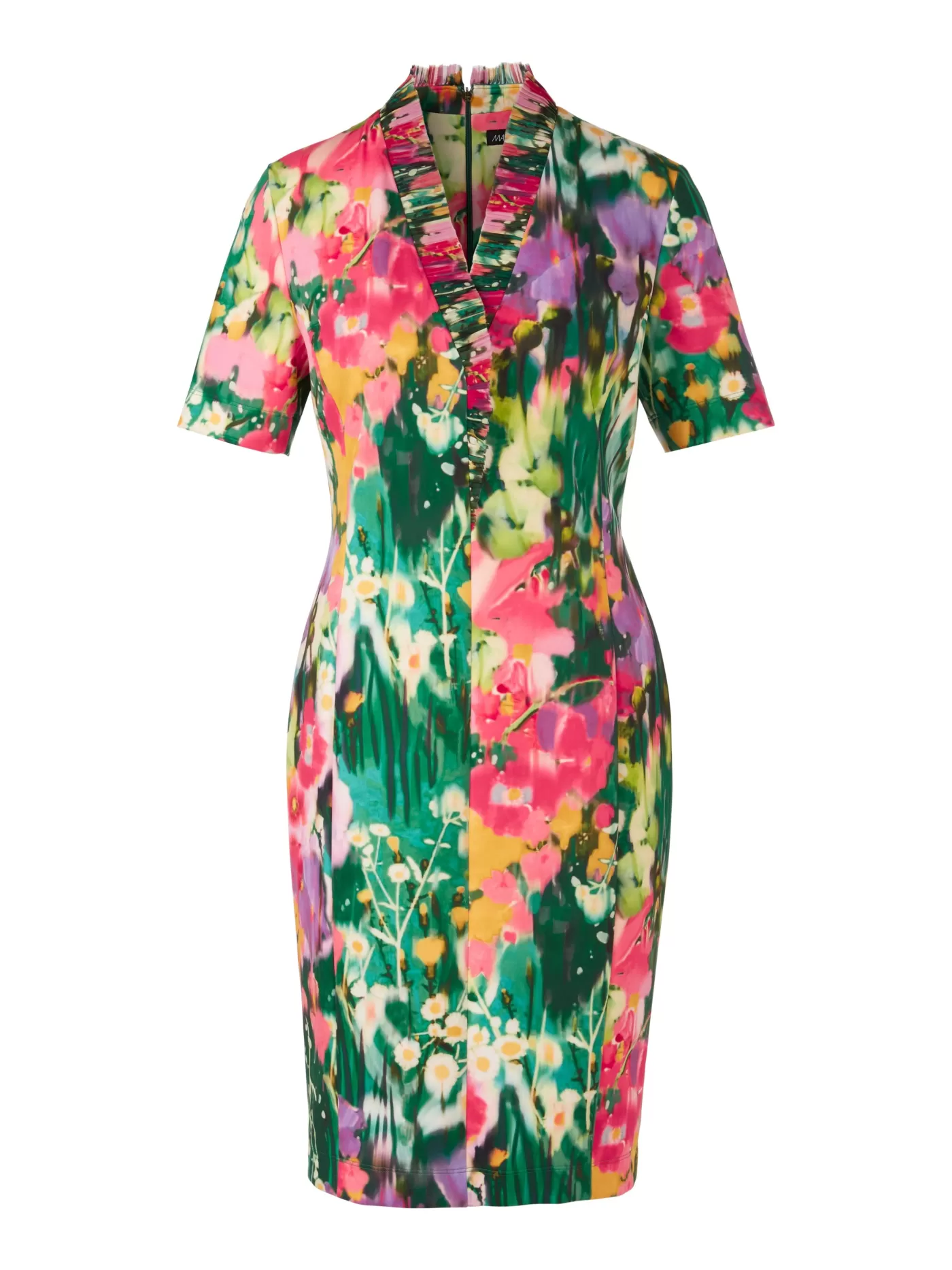 Marc Cain Eyecathing Floral Print Dress 558-DEEPMOSS Shop