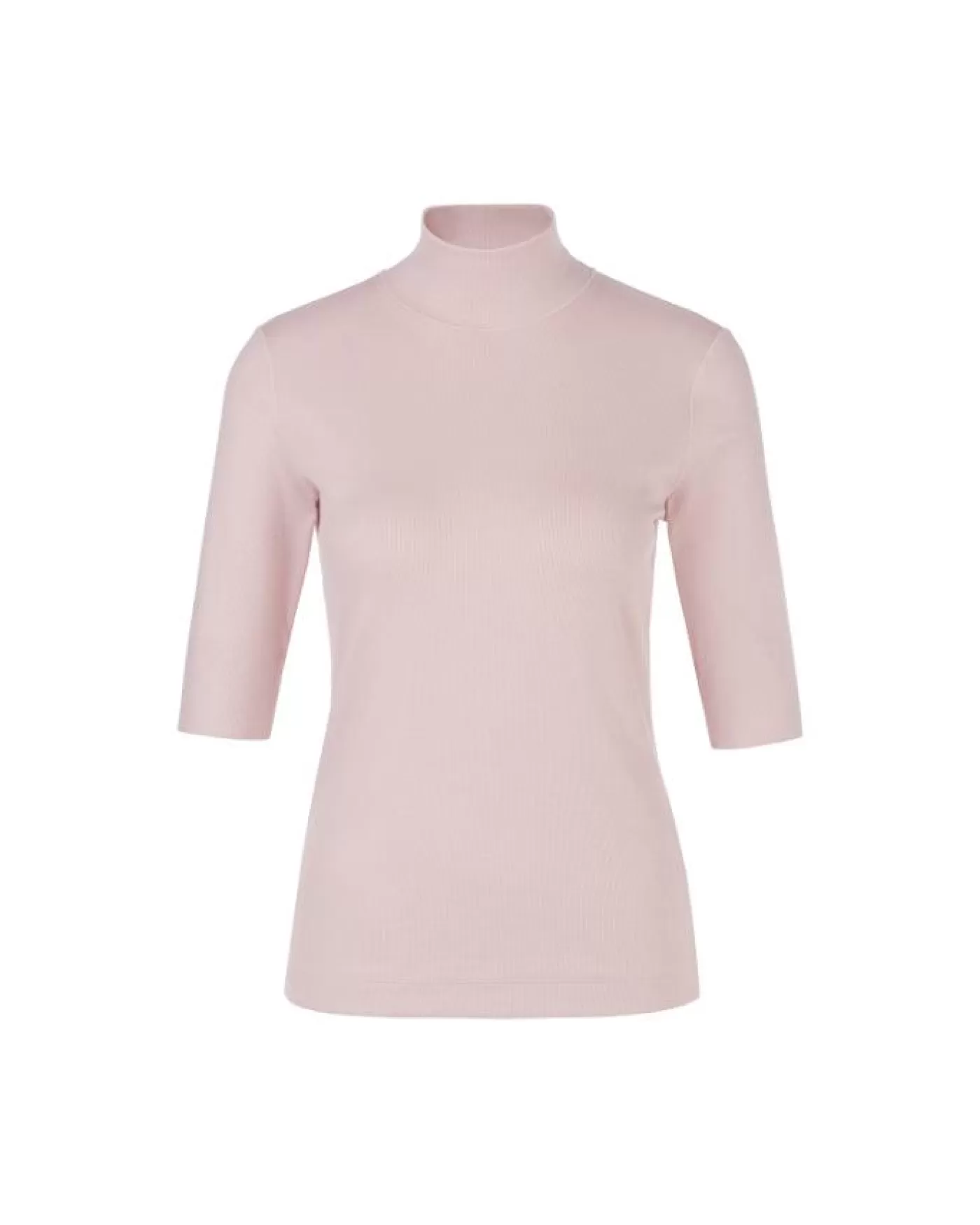 Marc Cain Funnel Neck Half Sleeve Tee BRIGHTROSEWATER Outlet