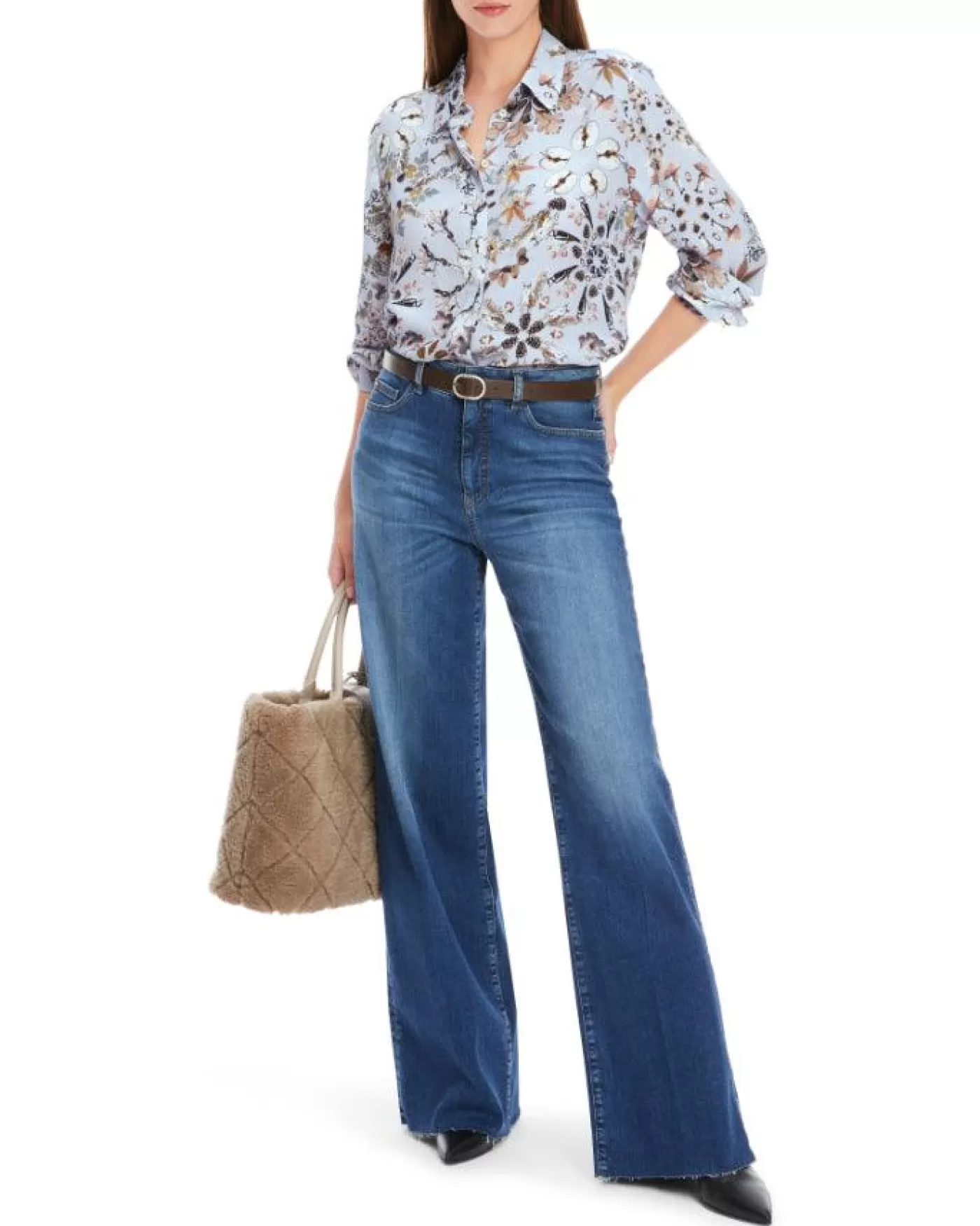 Marc Cain Out Of The Woods Print Blouse SQUILL Cheap