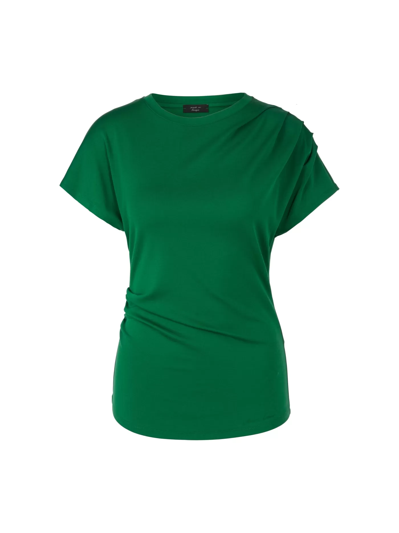 Marc Cain Ruched Cotton Tee DEEPMOSS Online