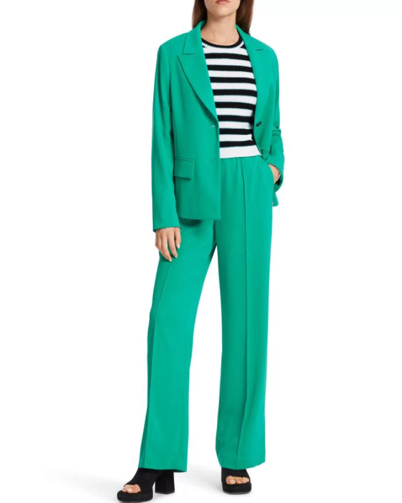 Marc Cain Washington Pull On Pants BRIGHTMALACHITE Flash Sale