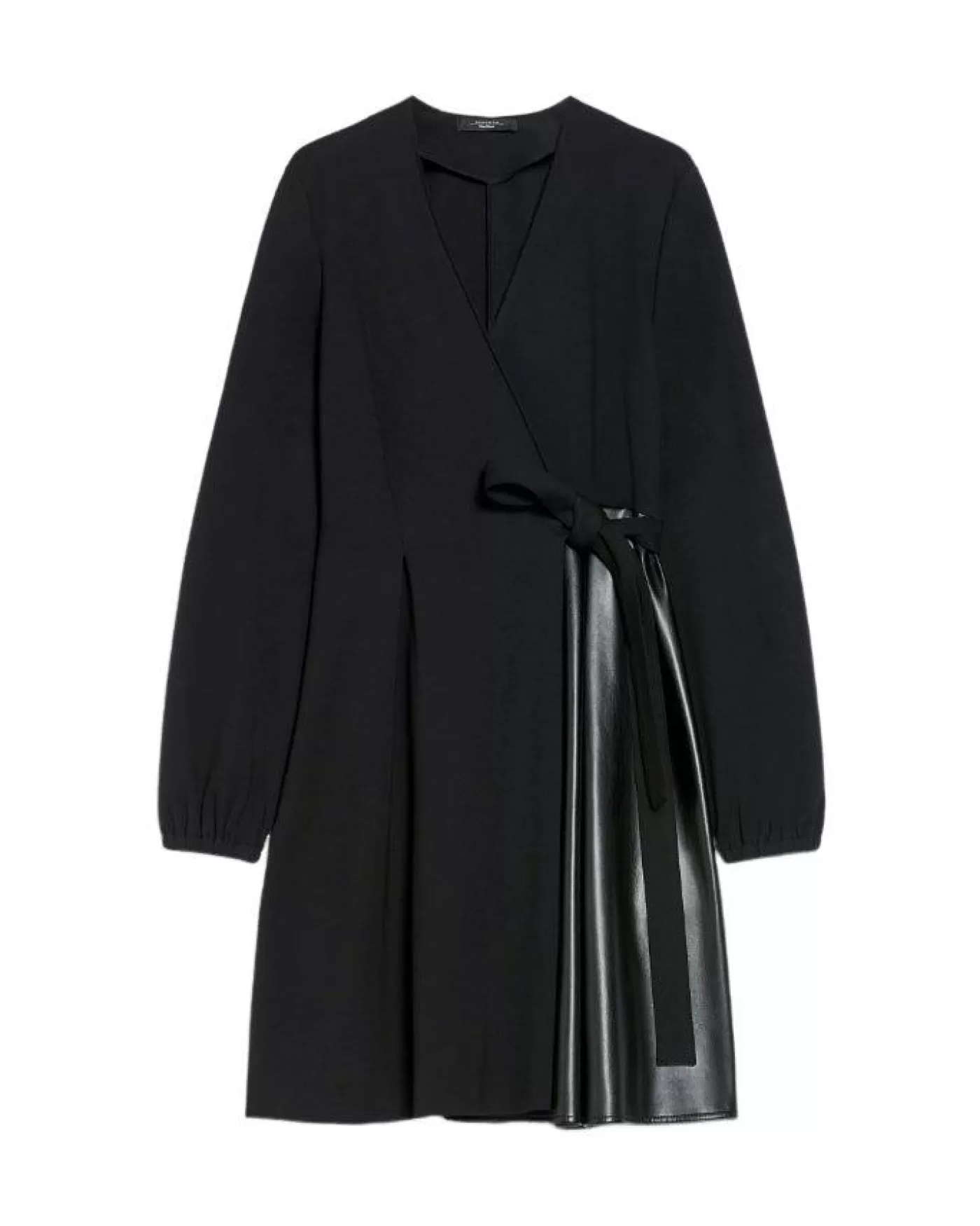 Max Mara Weekend Cennare Wrap Dress Black New