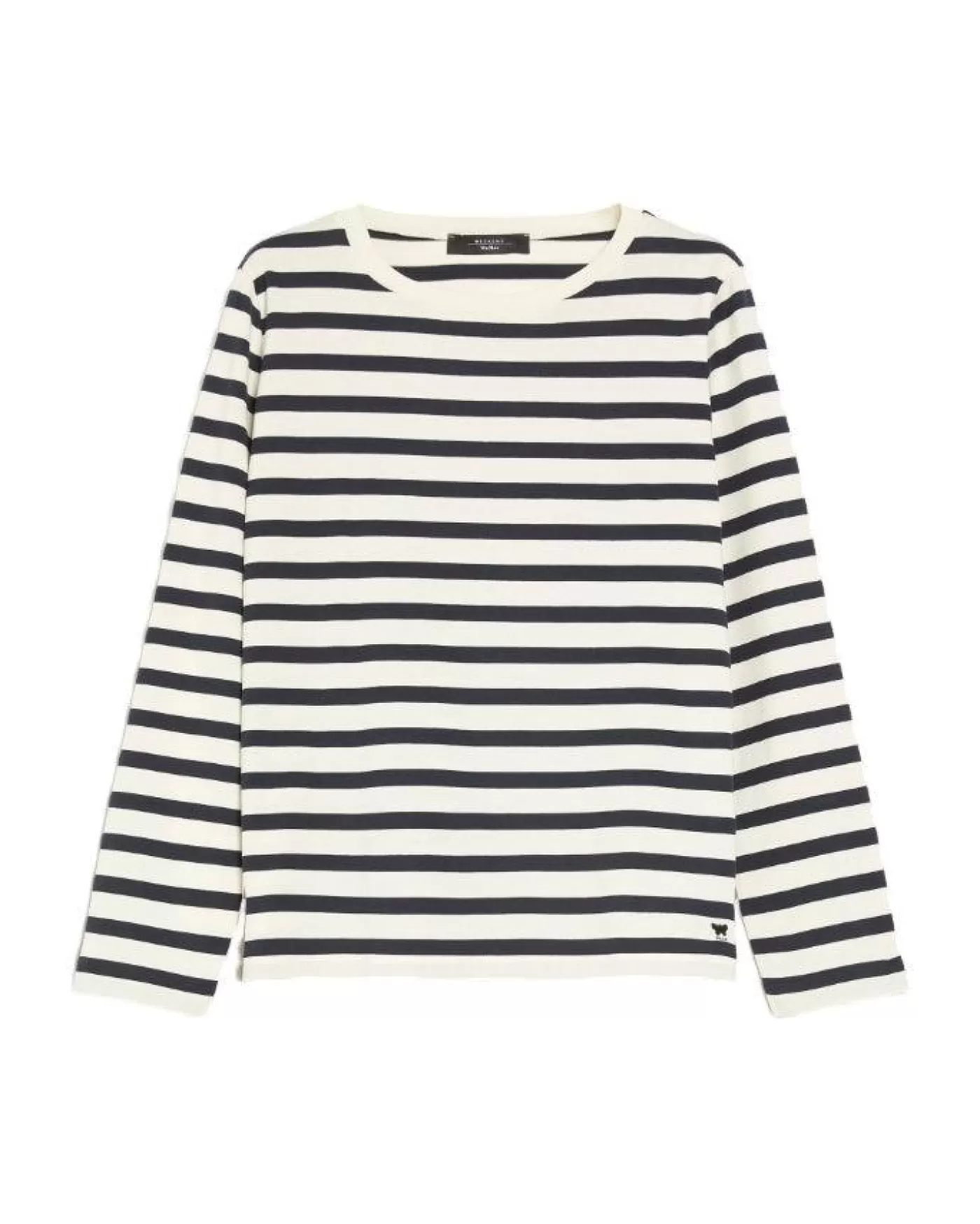 Max Mara Weekend Leida Stripe T-Shirt 009-ECRU/BLUE Cheap