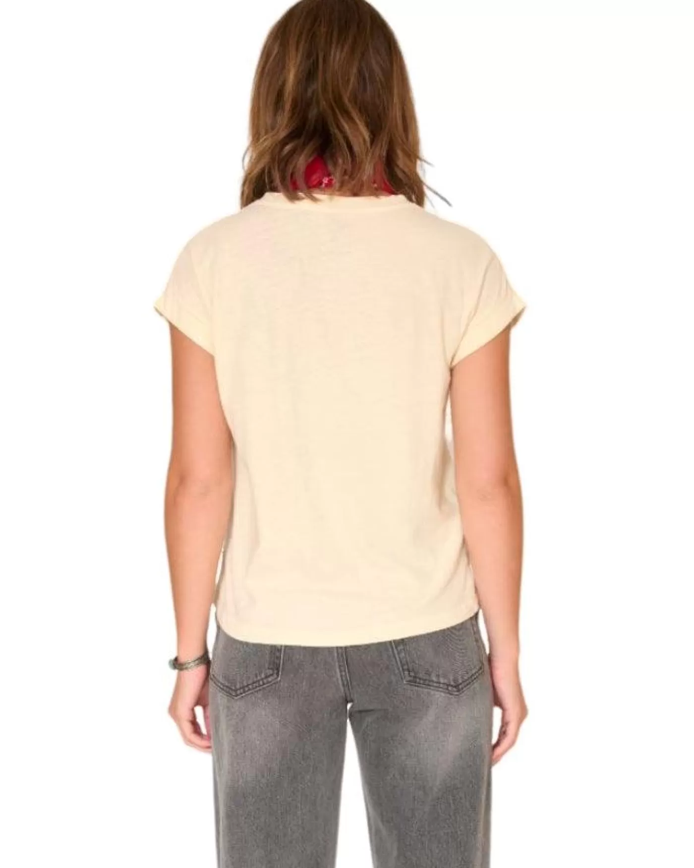 MKT Studio Thamara Rock Star Tee Natural Cheap