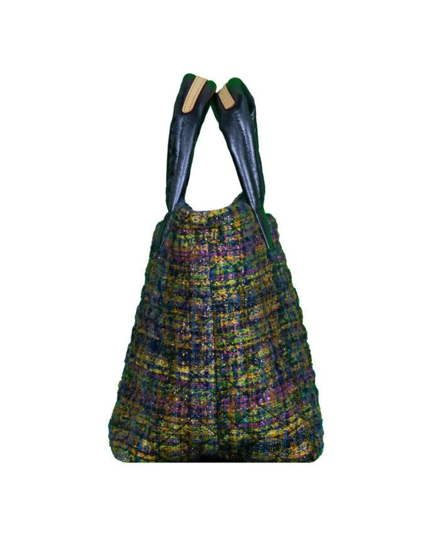 MZ Wallace Gold Multi Tweed Mini Metro Tote Deluxe Bag GOLDMULTI Hot