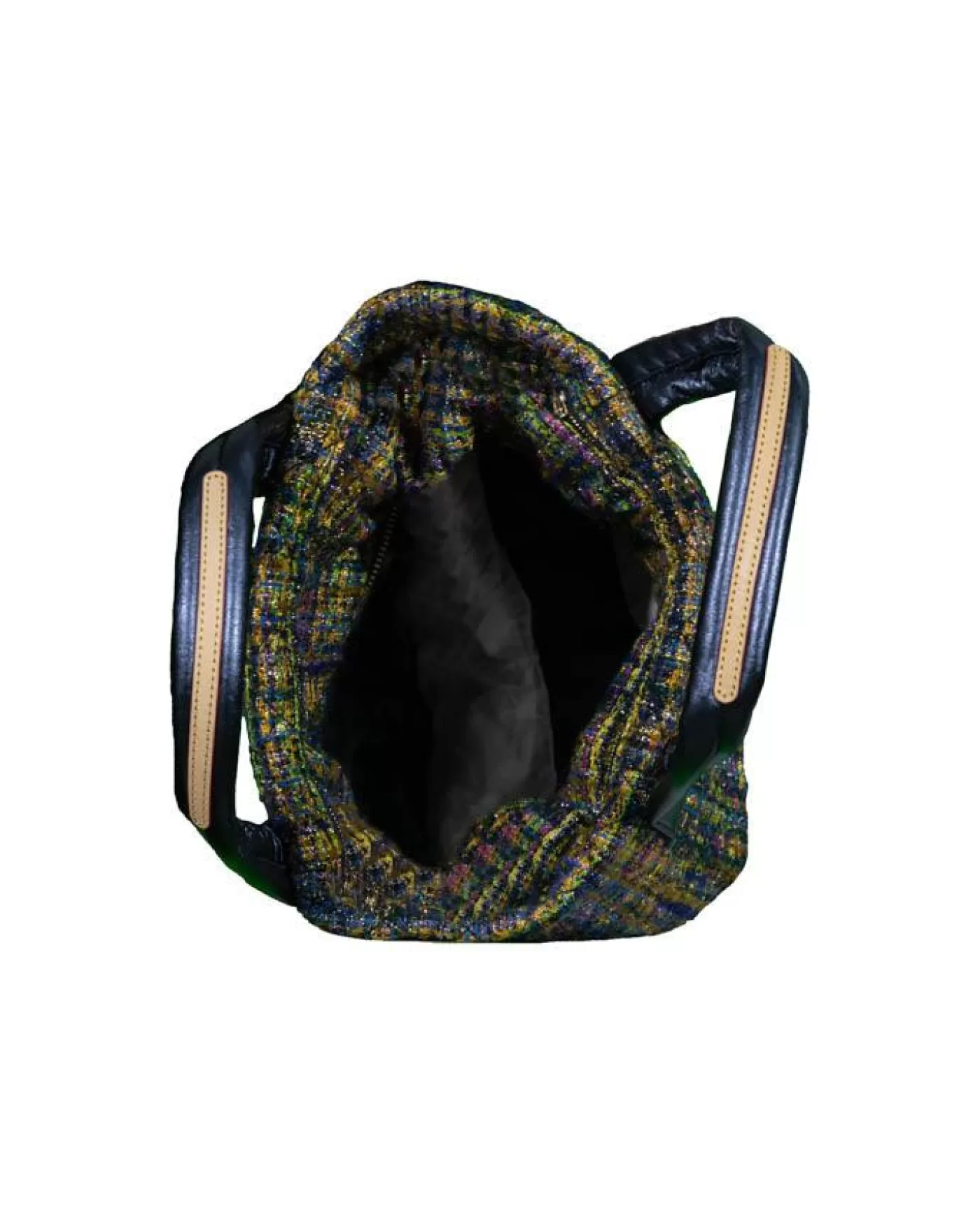 MZ Wallace Gold Multi Tweed Mini Metro Tote Deluxe Bag GOLDMULTI Hot
