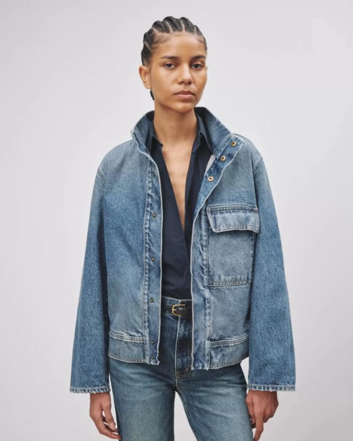 Nili Lotan Marilou Denim Jacket Sale
