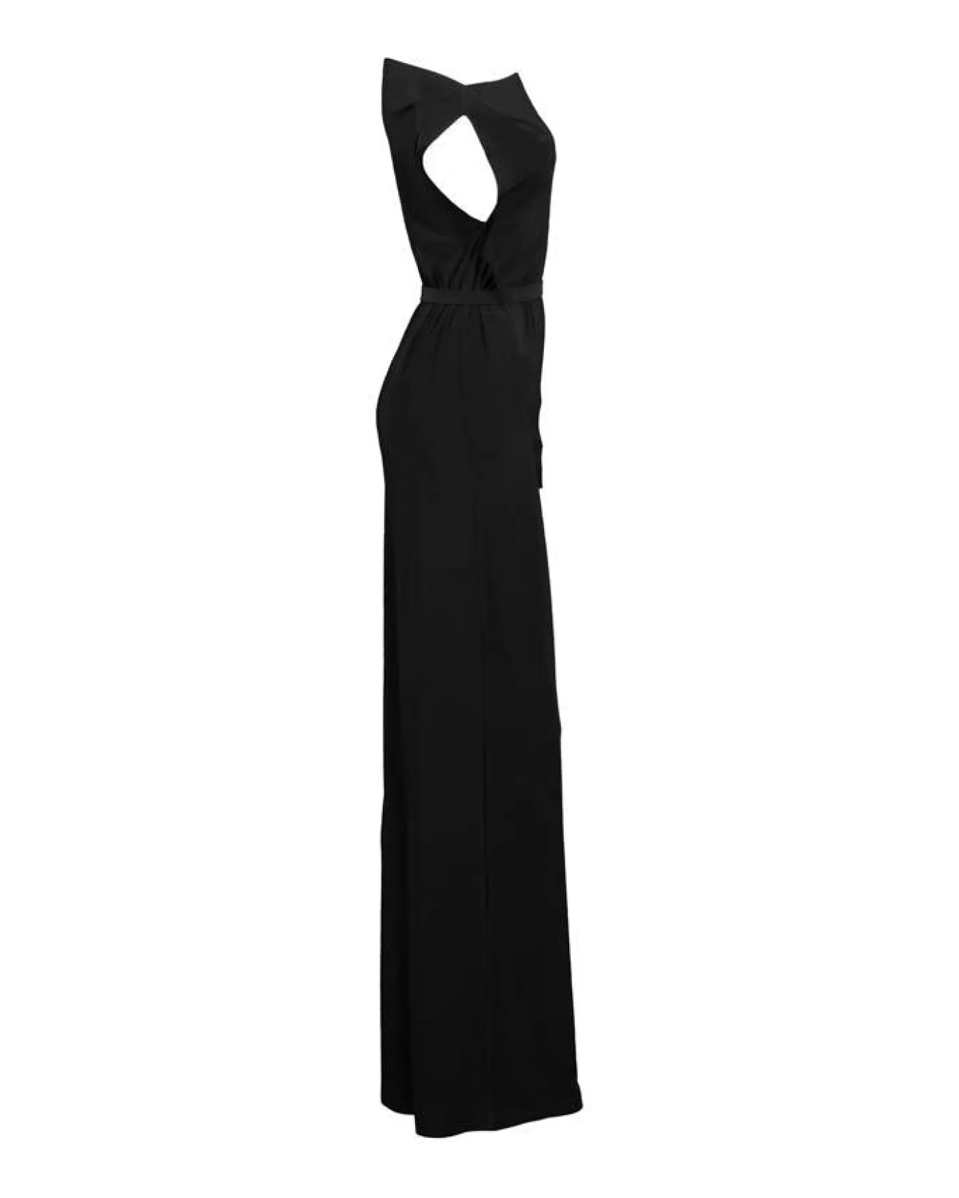 Norma Kamali Sleeveless Drop Shoulder Jumpsuit Black Store