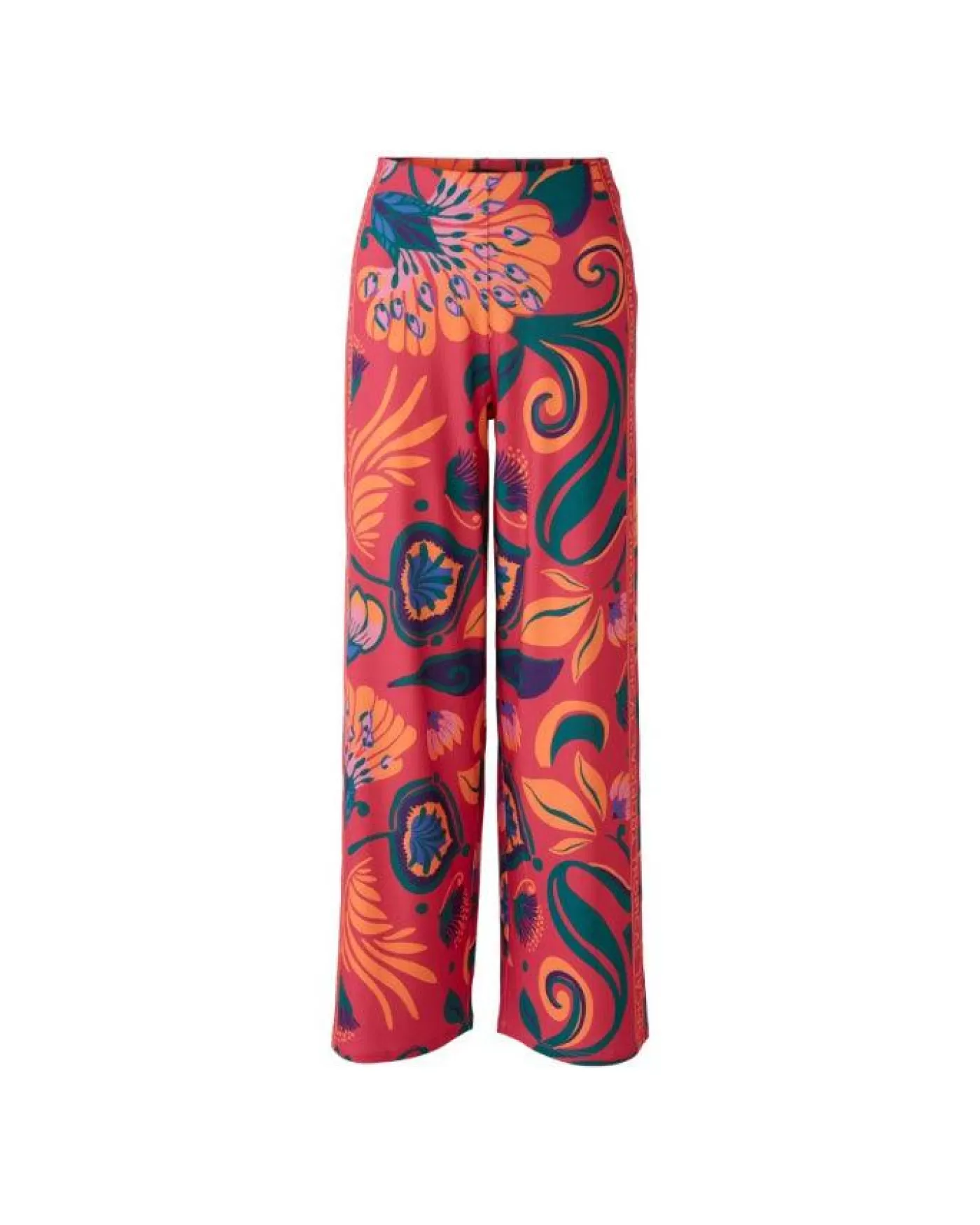 OUI Floral Print Pant PINKORANGE Shop