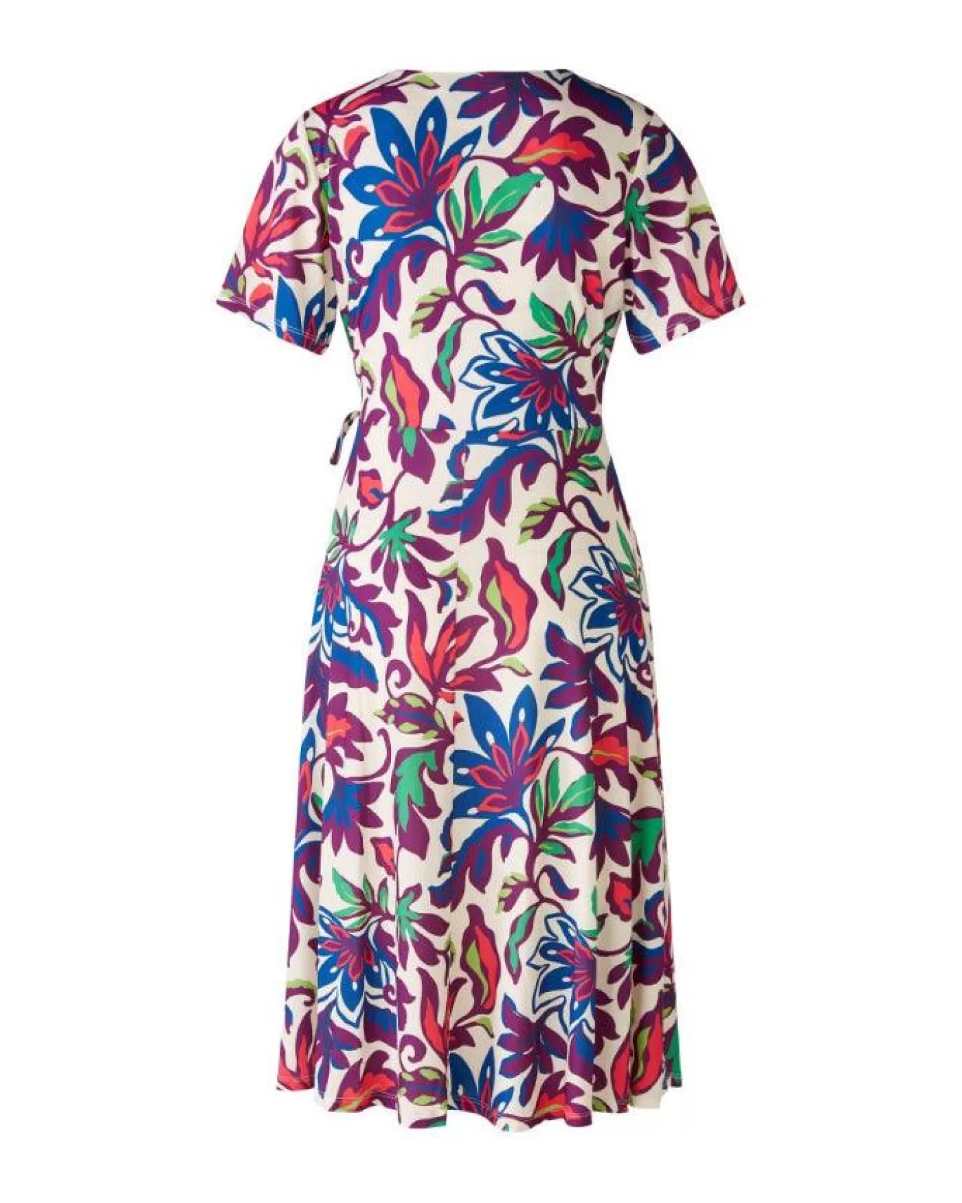 OUI Floral Wrap Style Dress WHITEVIOLET Cheap