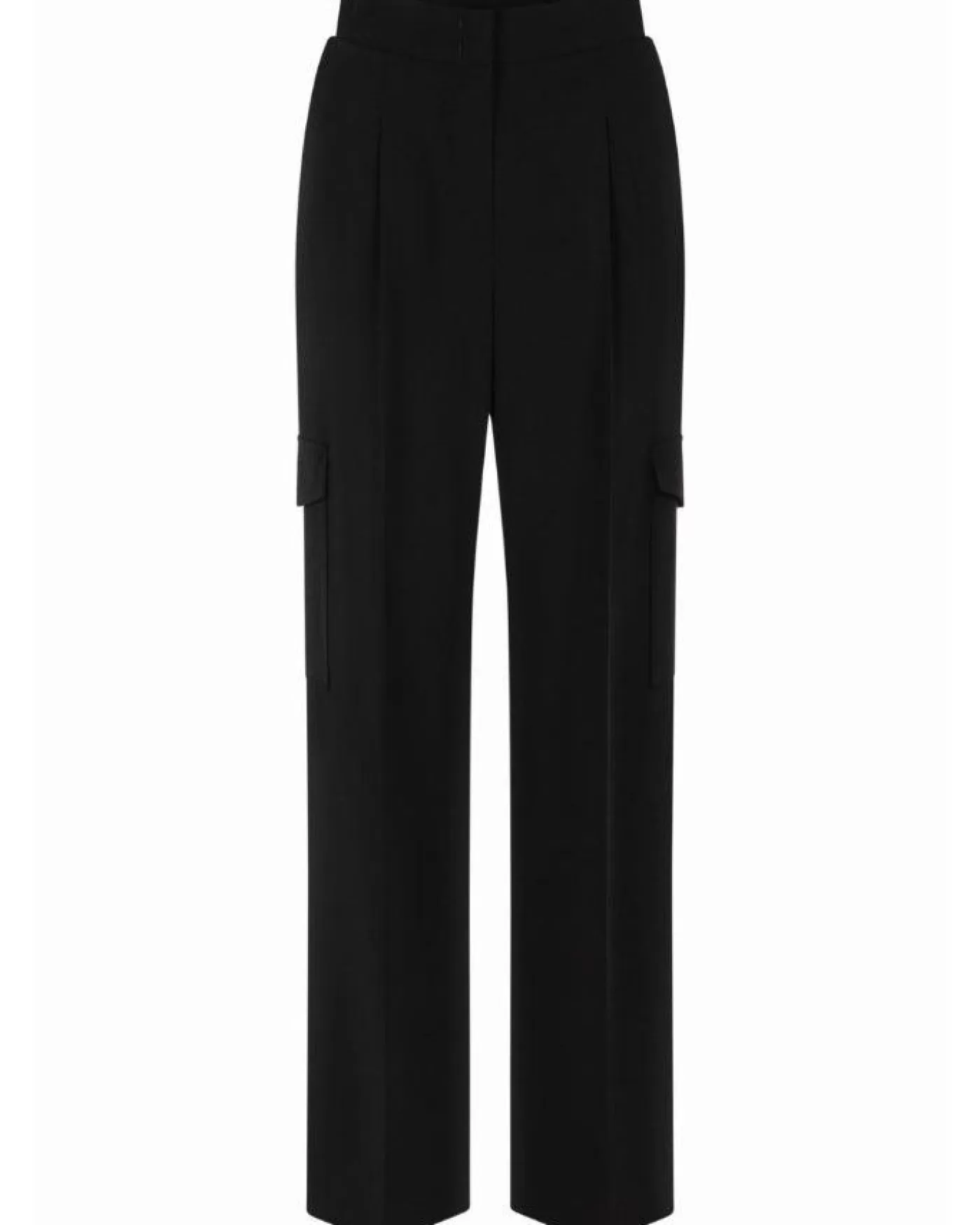 Raffaello Rossi Willow Techno Cargo Pants 990-BLACK New